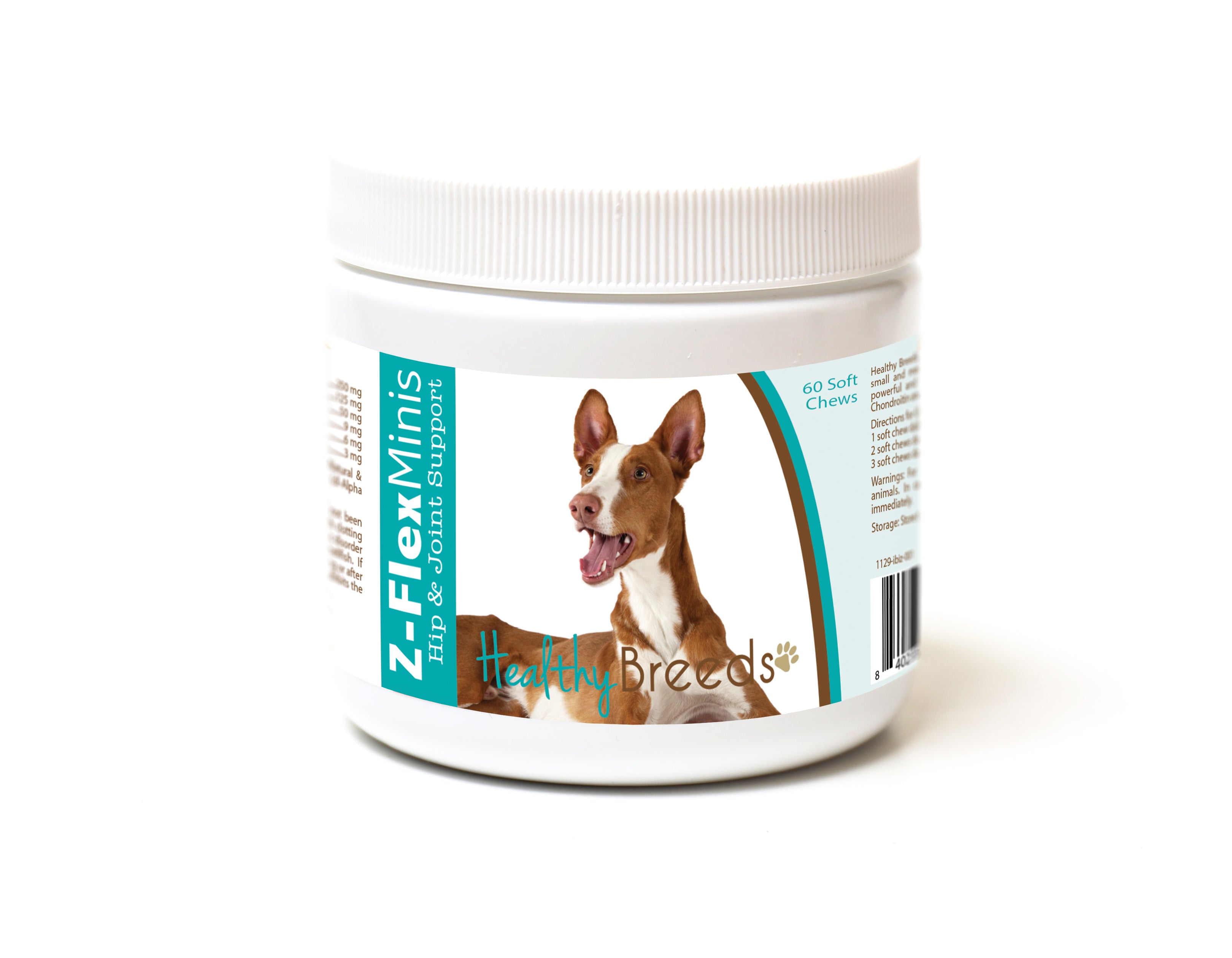 Ibizan Hound Z-Flex Minis Hip and Joint Support Soft Chews 60 Count