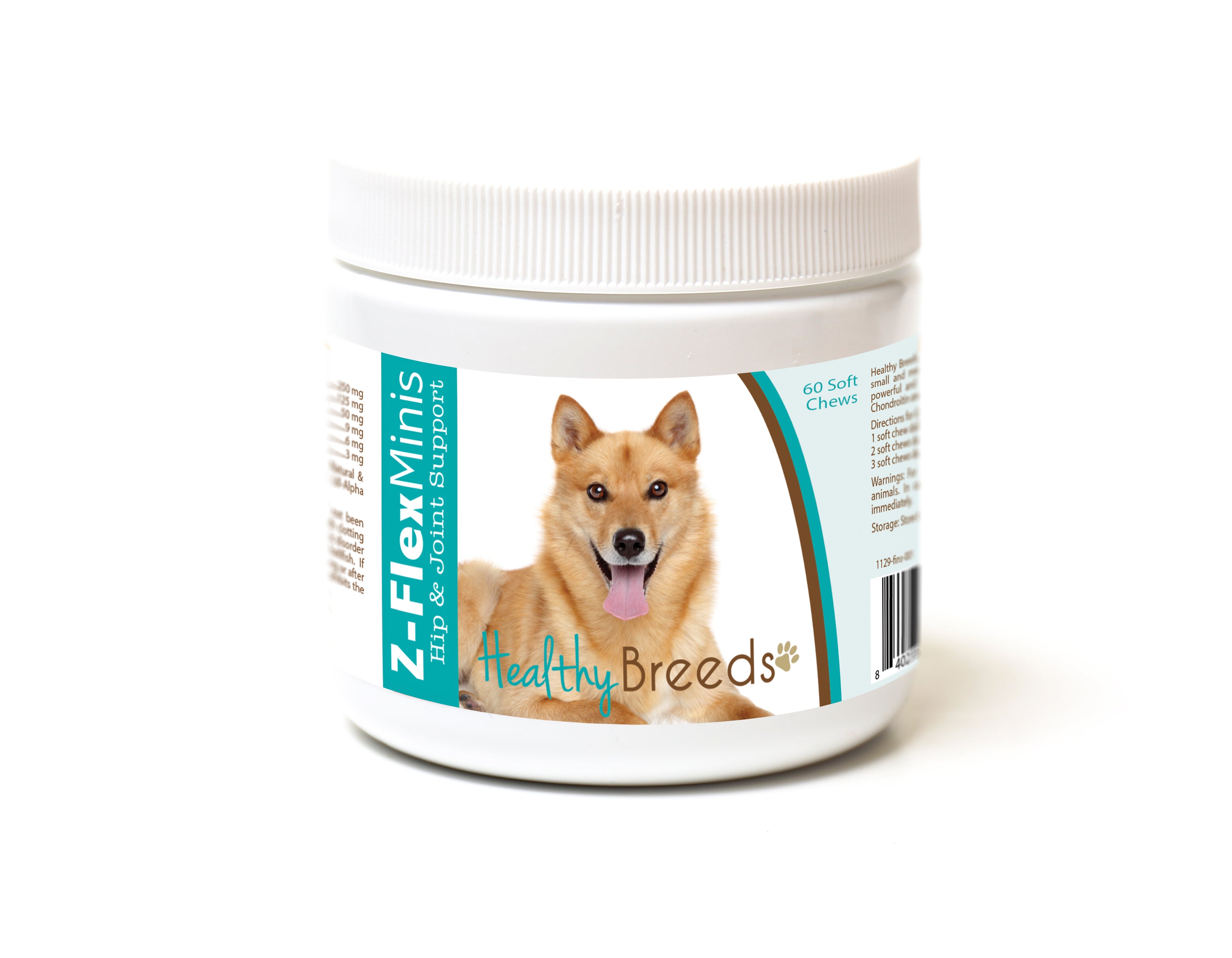 Finnish Spitz Z-Flex Minis Hip and Joint Support Soft Chews 60 Count