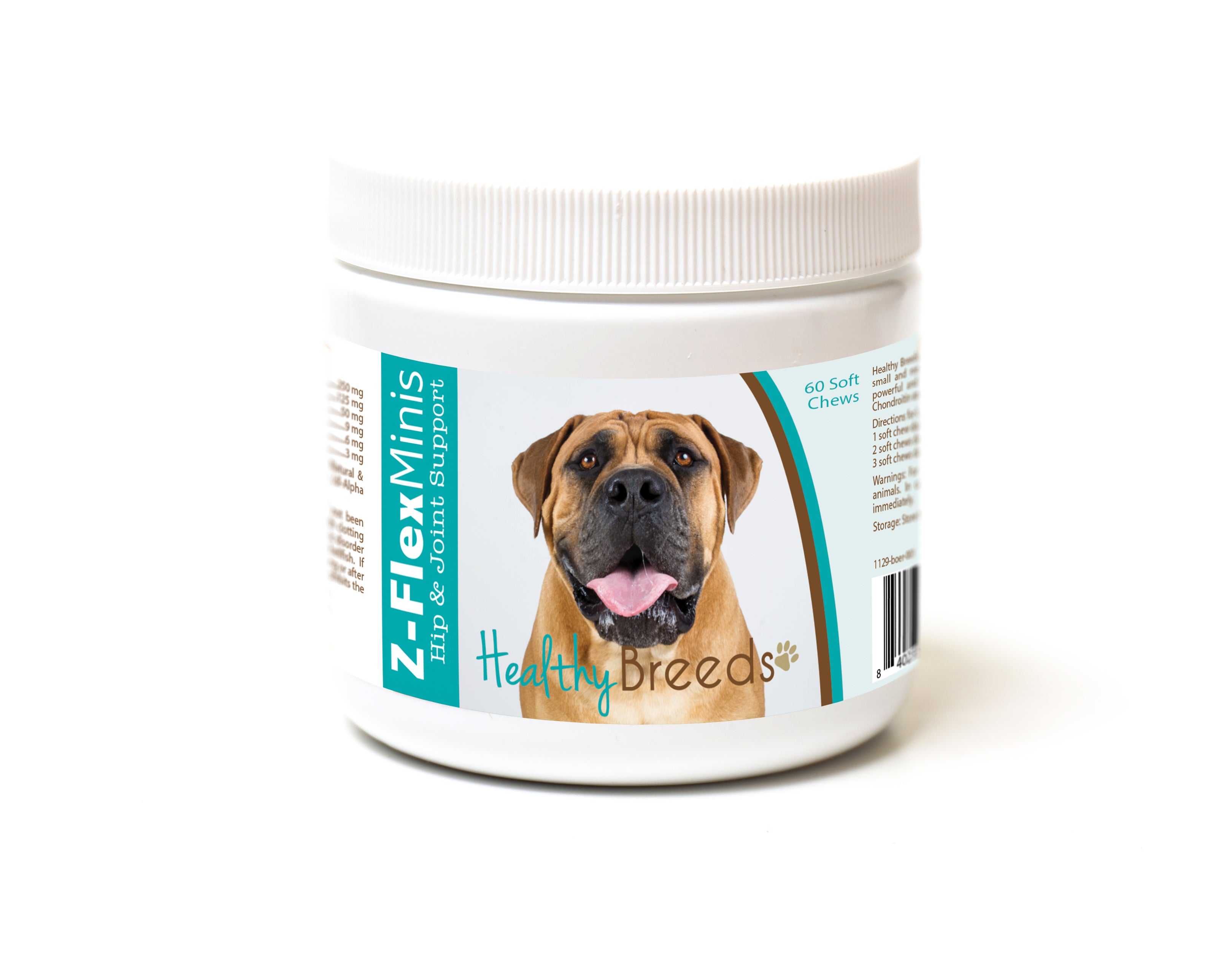 Boerboel Z-Flex Minis Hip and Joint Support Soft Chews 60 Count