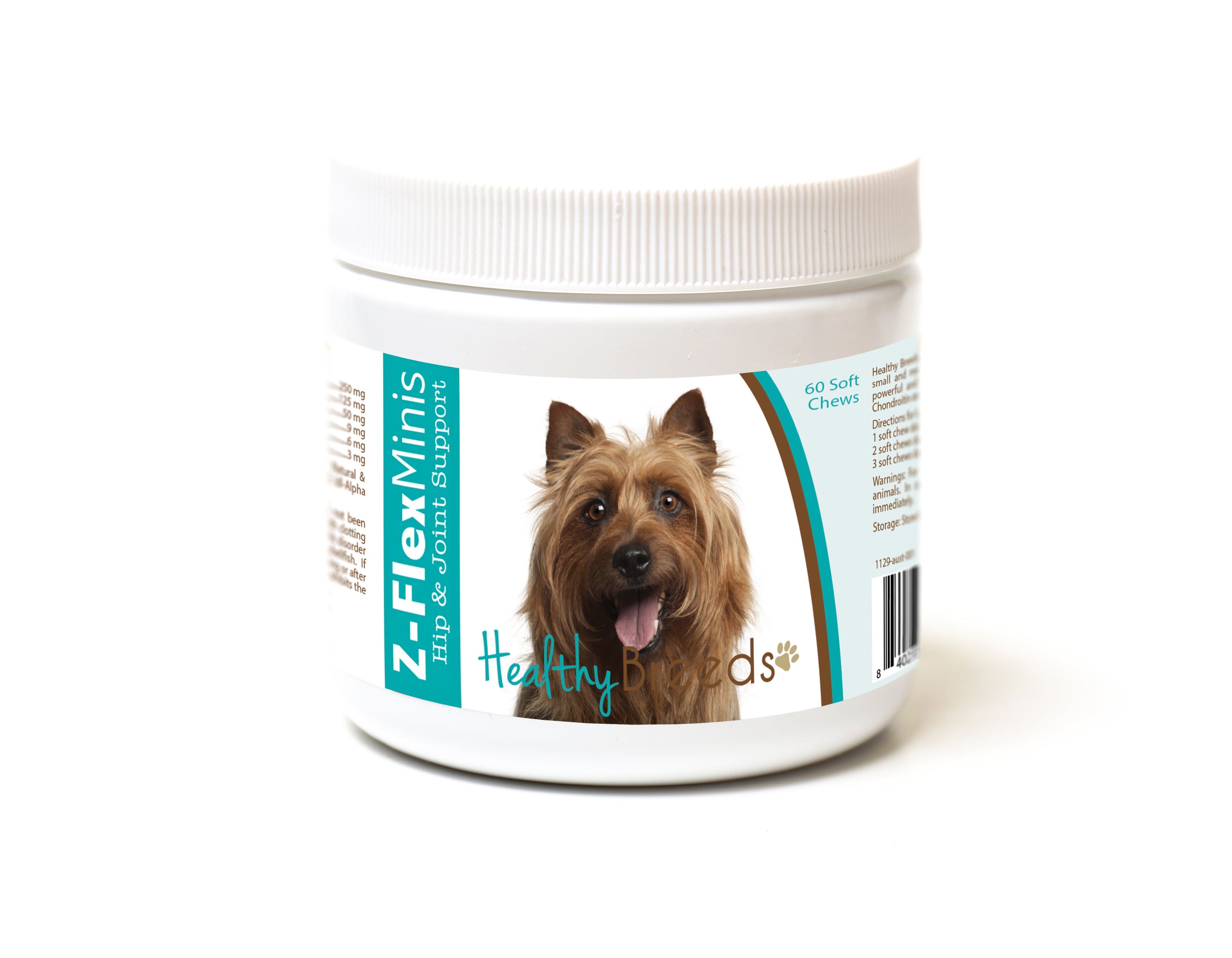 Australian Terrier Z-Flex Minis Hip and Joint Support Soft Chews 60 Count