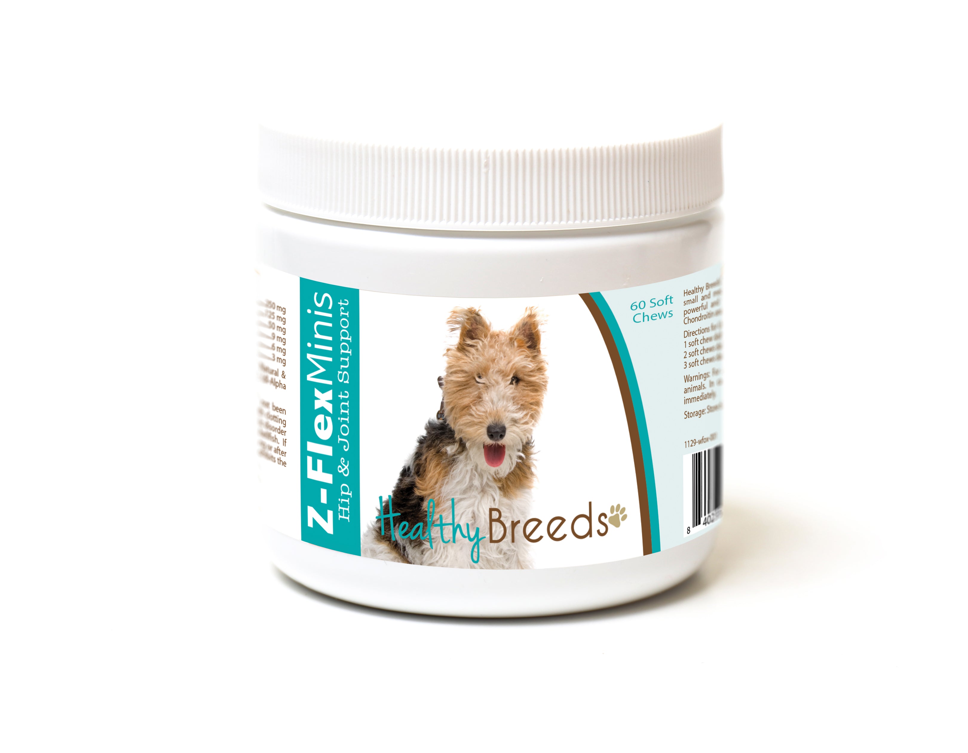 Wire Fox Terrier Z-Flex Minis Hip and Joint Support Soft Chews 60 Count