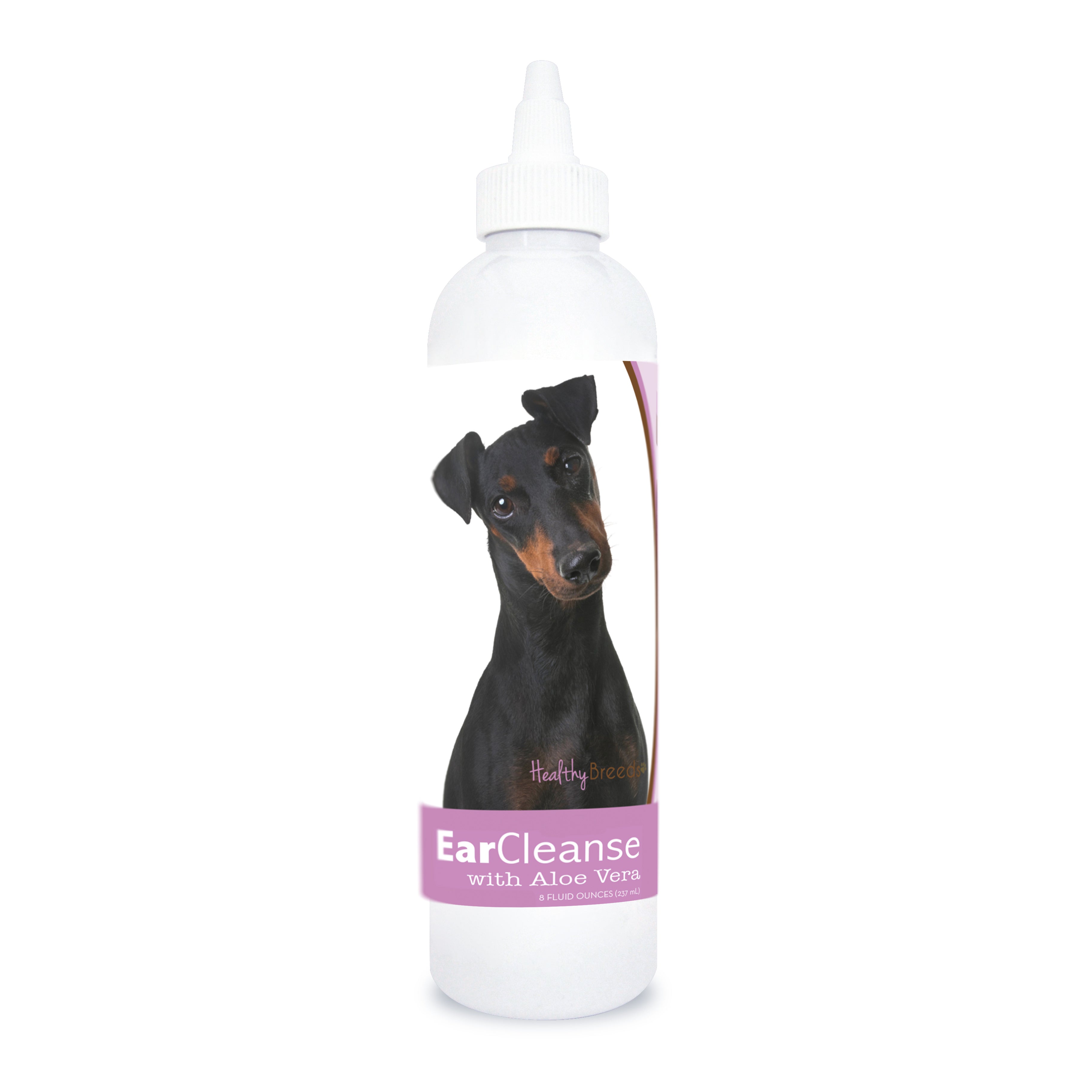 Manchester Terrier Ear Cleanse with Aloe Vera Sweet Pea and Vanilla 8 oz