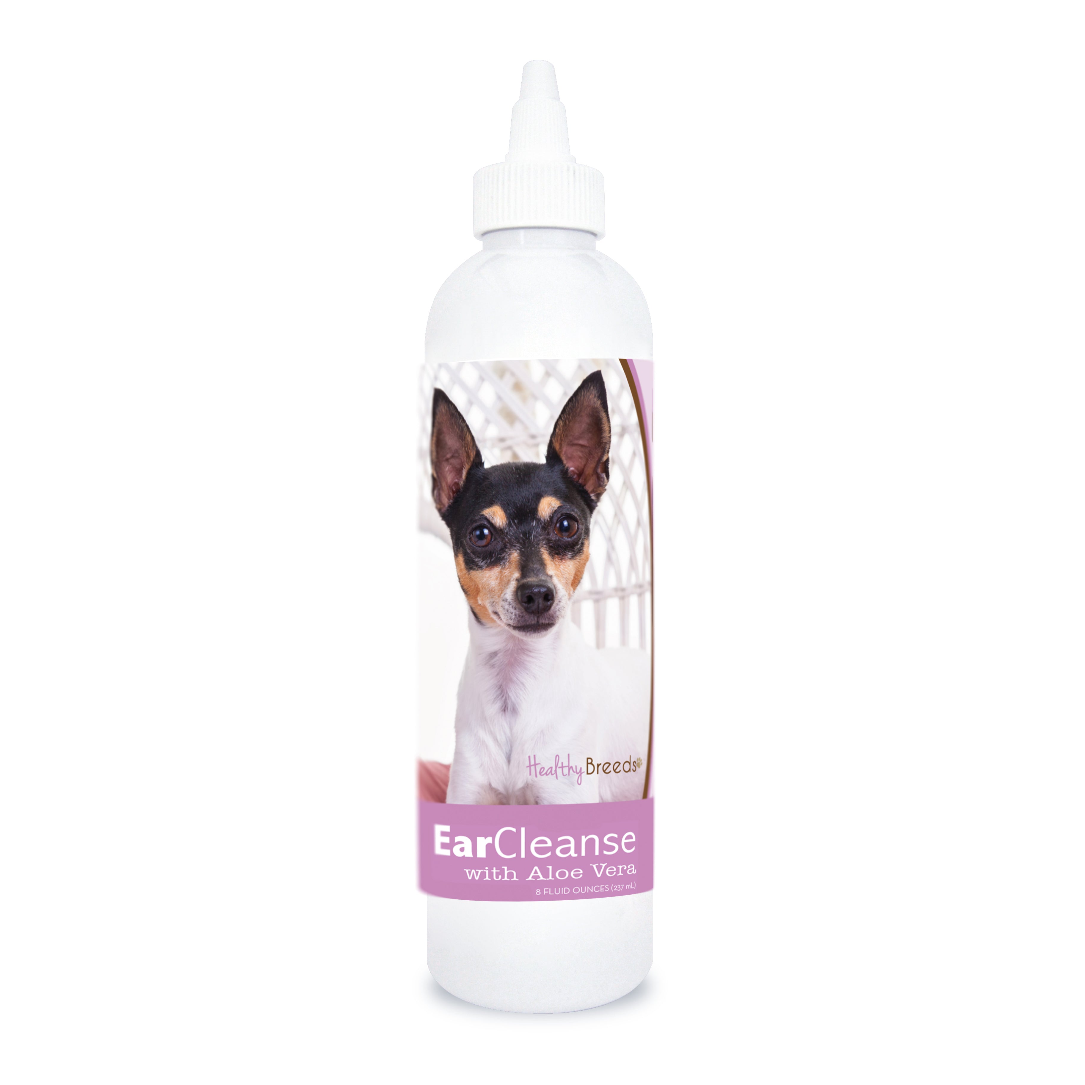 Toy Fox Terrier Ear Cleanse with Aloe Vera Sweet Pea and Vanilla 8 oz