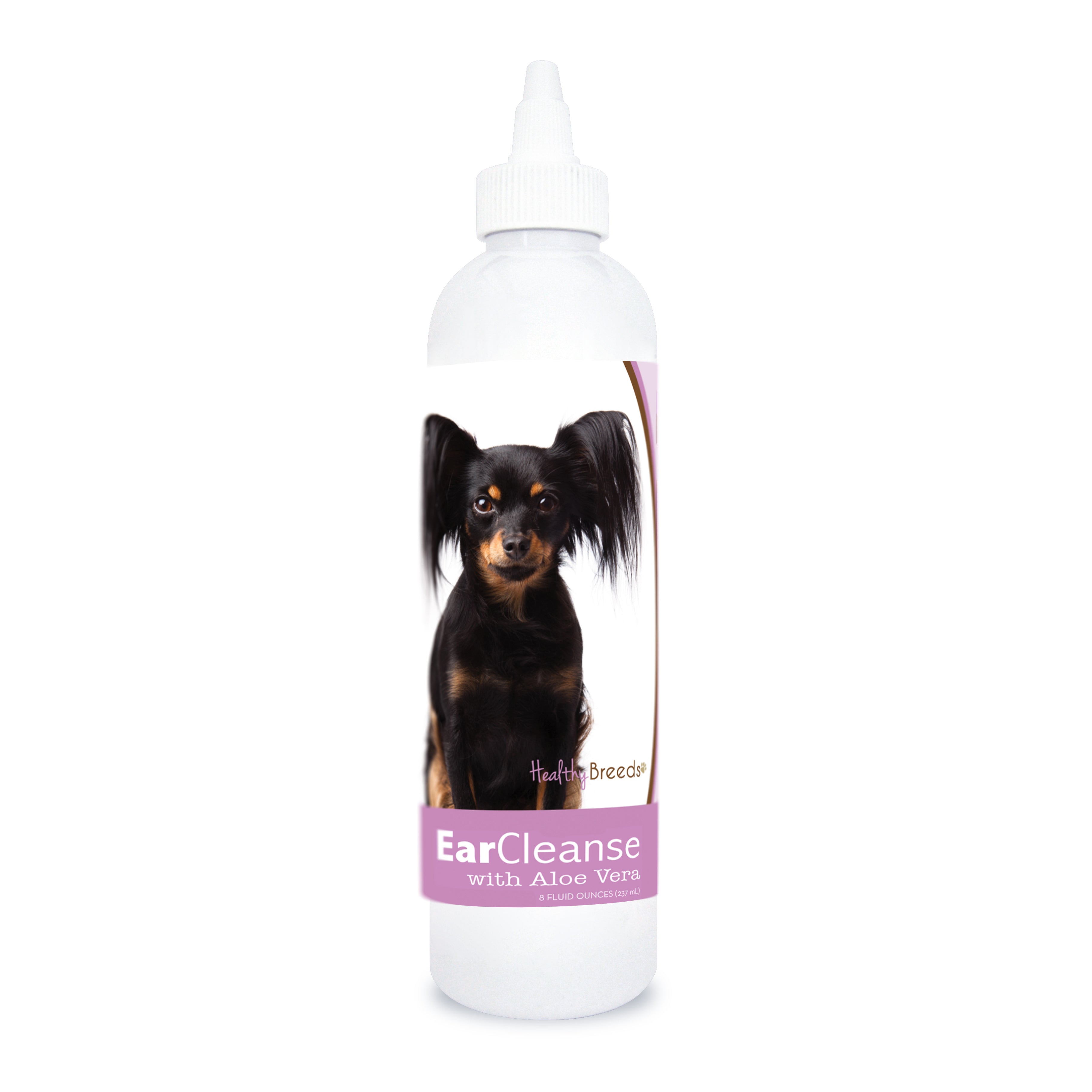 Russian Toy Terrier Ear Cleanse with Aloe Vera Sweet Pea and Vanilla 8 oz