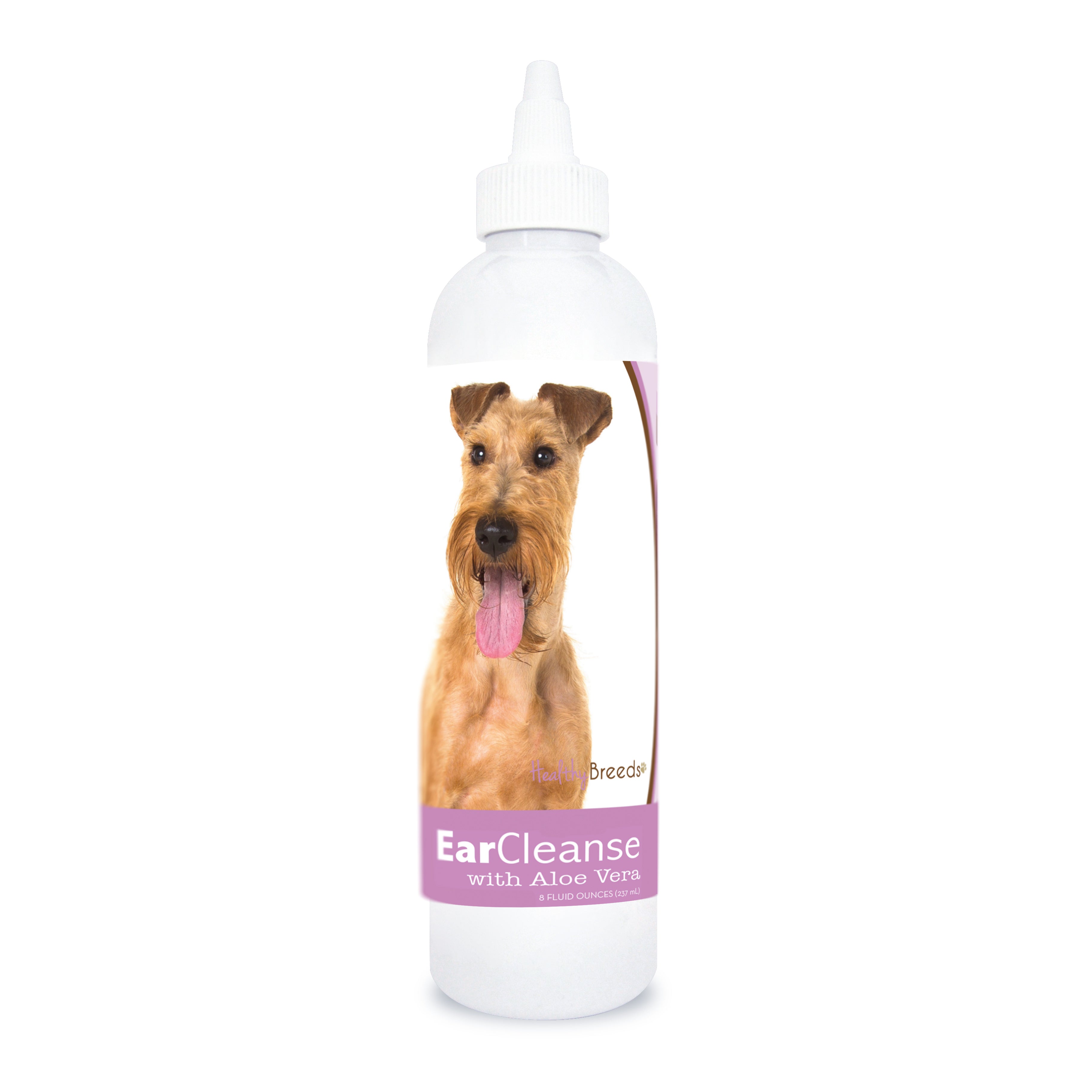Irish Terrier Ear Cleanse with Aloe Vera Sweet Pea and Vanilla 8 oz