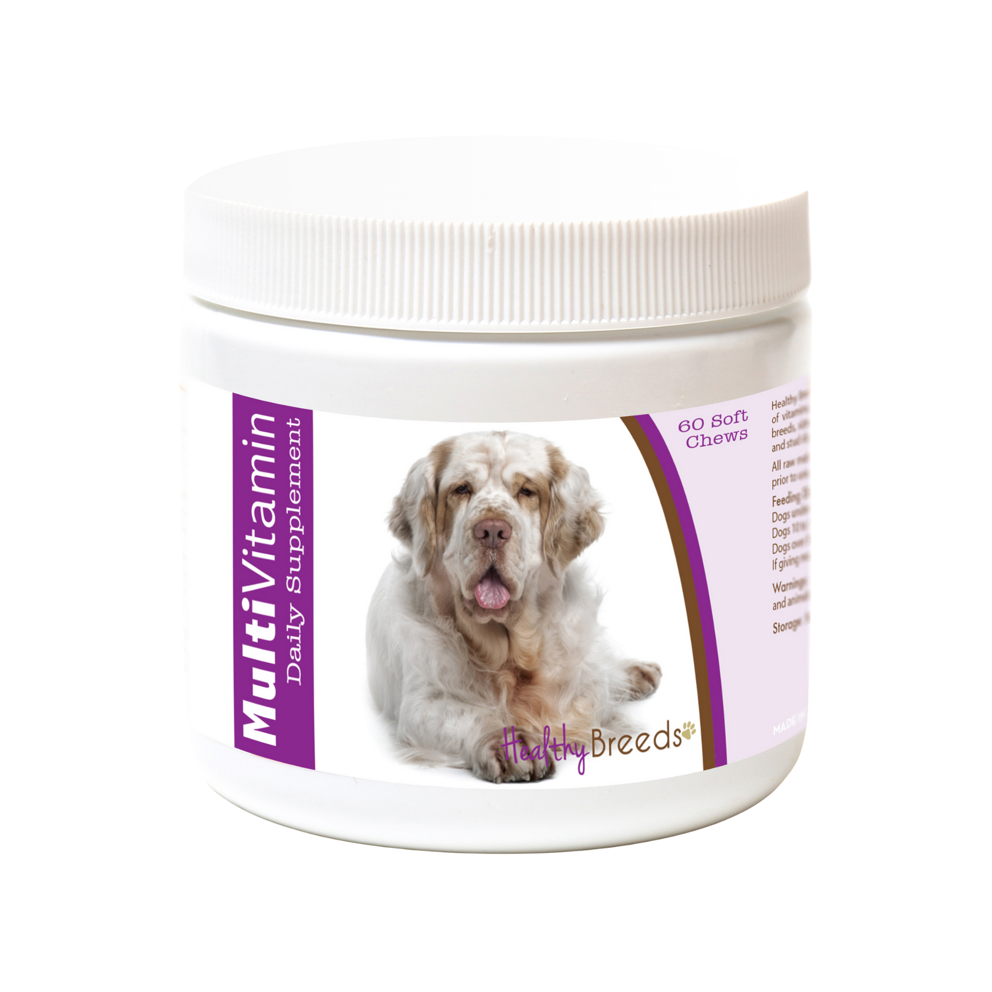 Clumber Spaniel Multi-Vitamin Soft Chews 60 Count