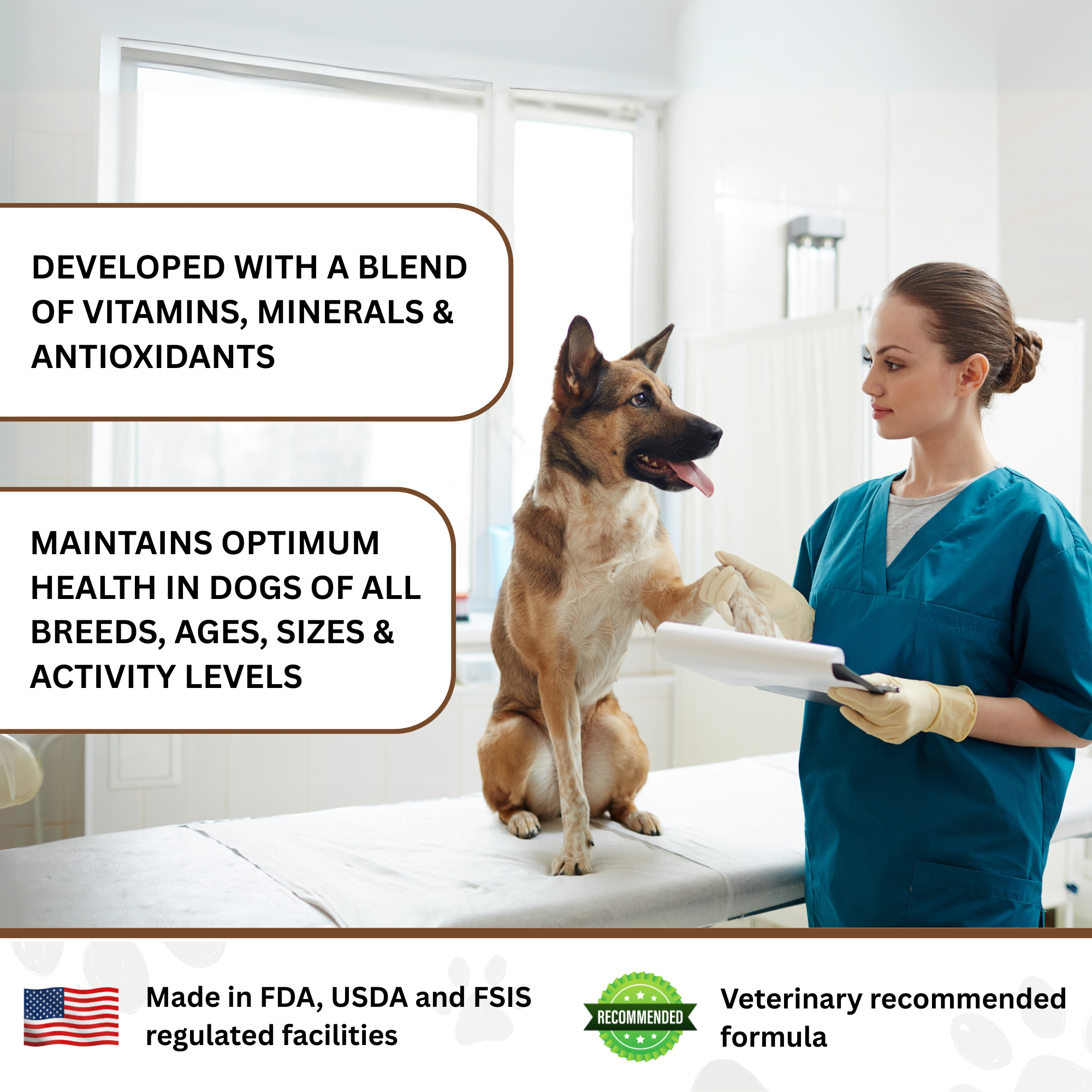 Clumber Spaniel Multi-Vitamin Soft Chews 60 Count