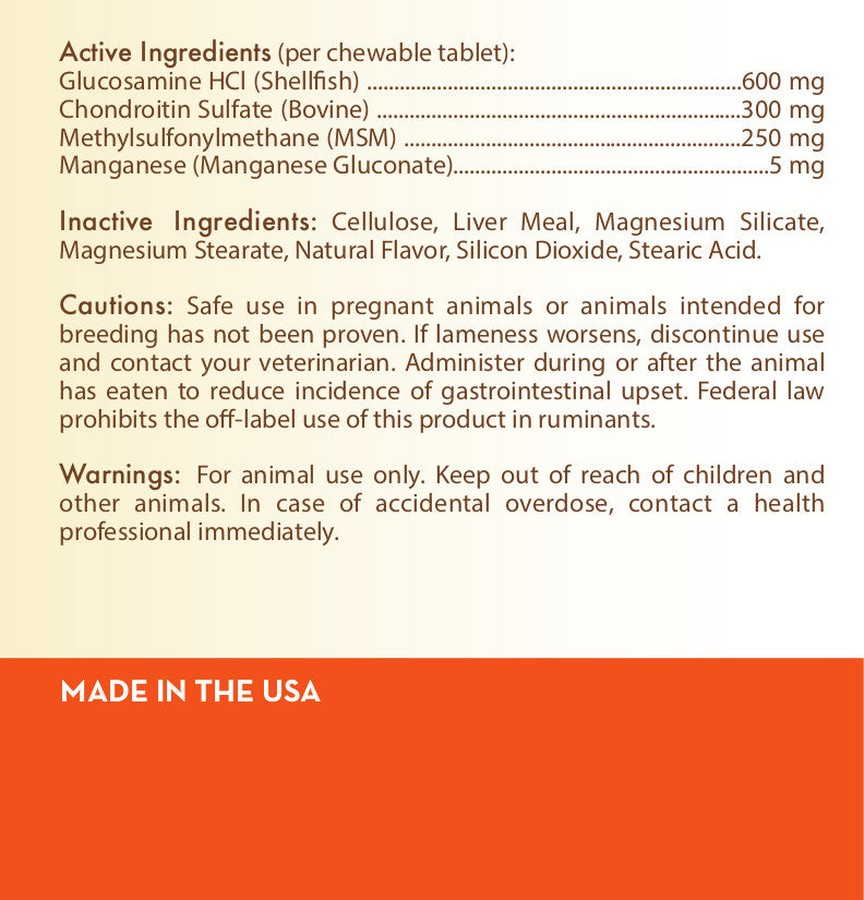 Border Collie Z-FlexDS plus MSM Chewable Tablets 60 Count – Healthy Breeds