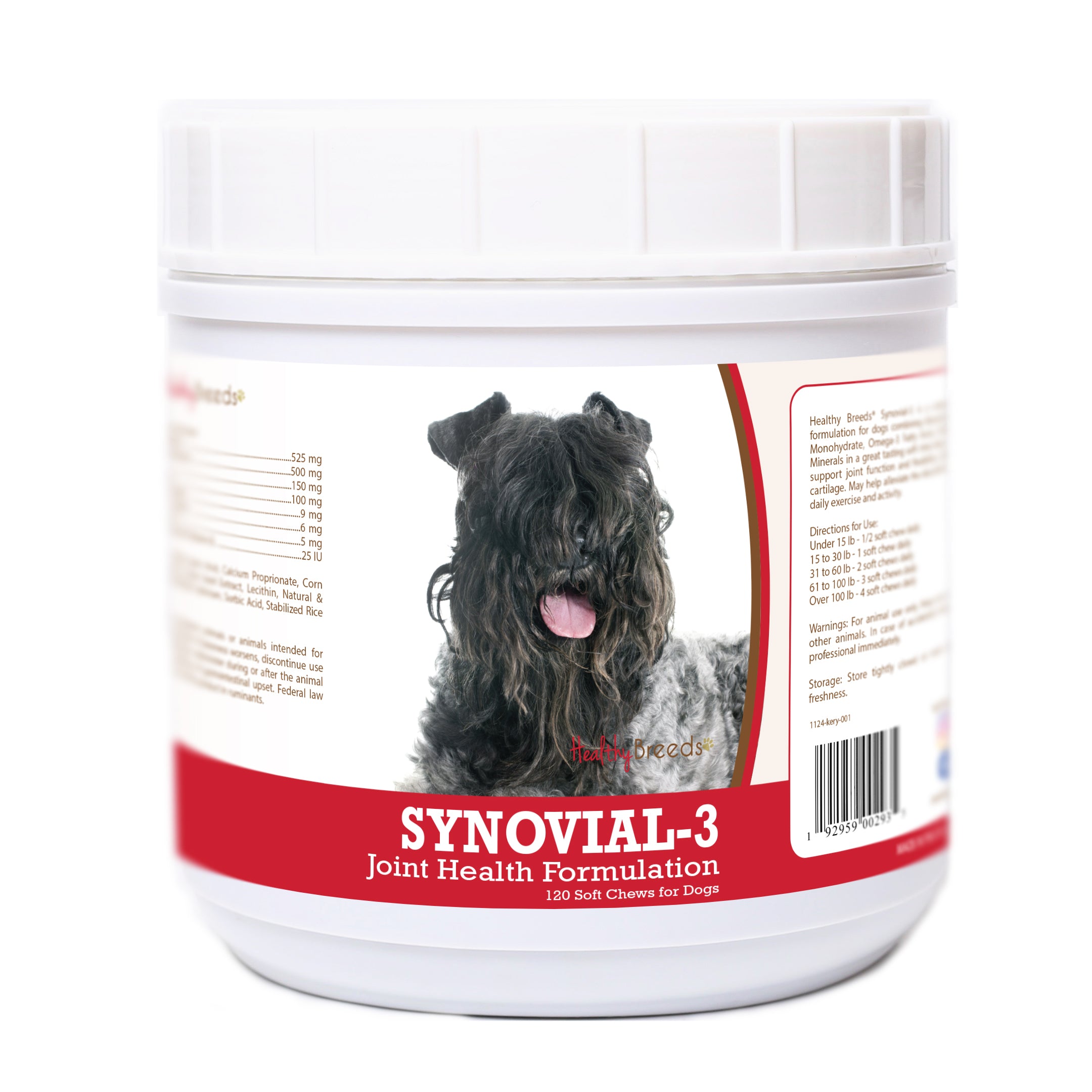 Kerry Blue Terrier Synovial-3 Joint Health Formulation Soft Chews 120 Count