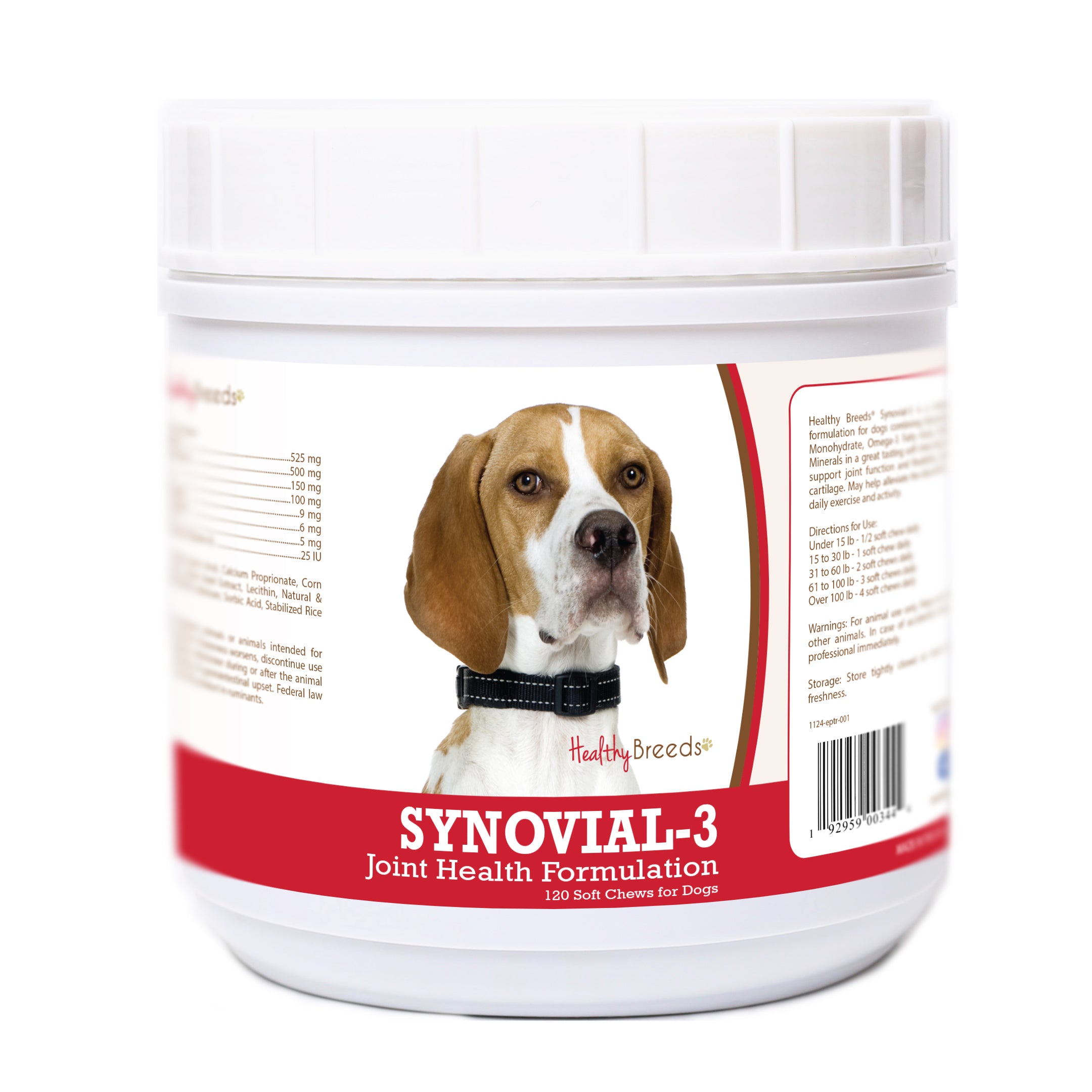 English Pointer Synovial-3 Joint Health Formulation Soft Chews 120 Count