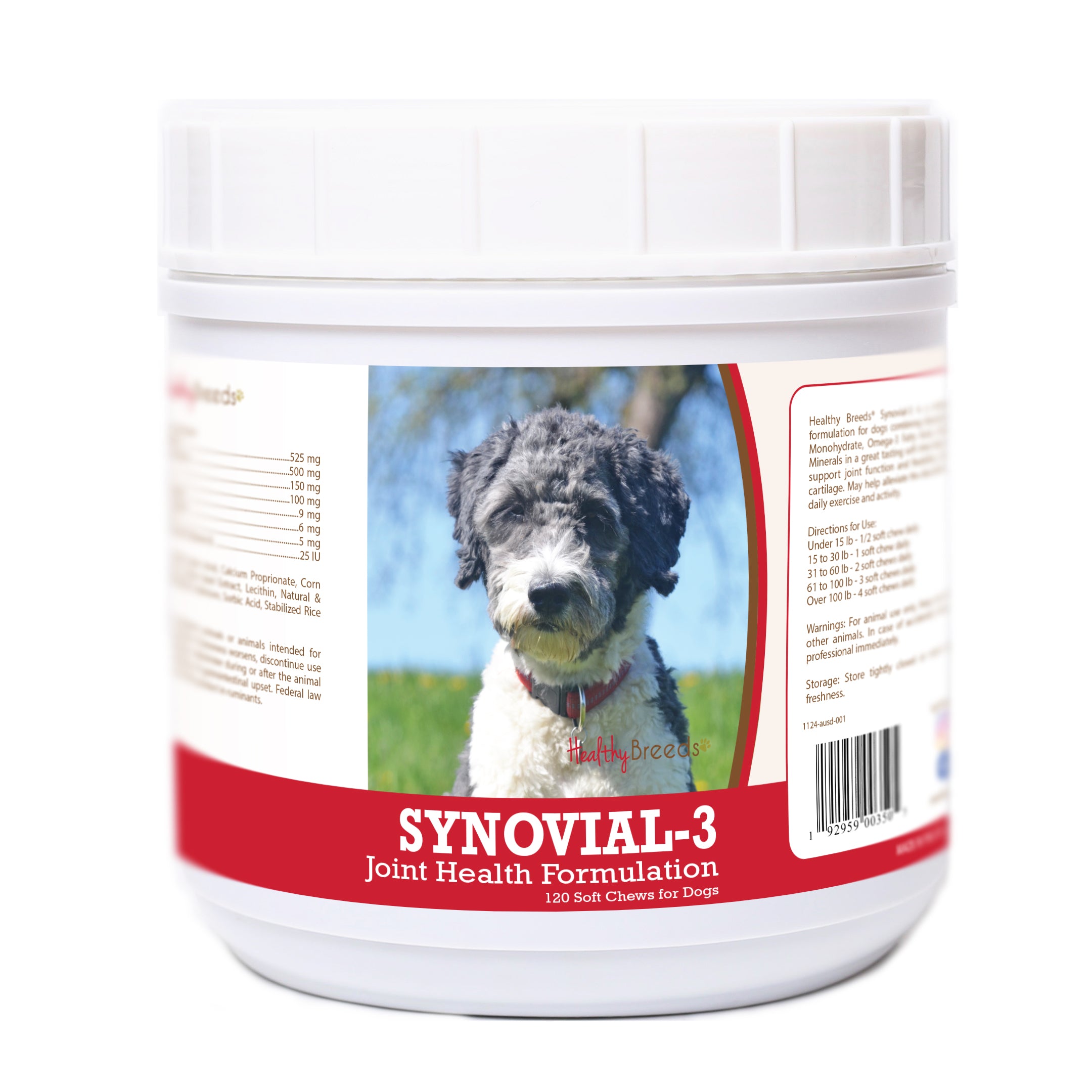 Aussiedoodle Synovial-3 Joint Health Formulation Soft Chews 120 Count