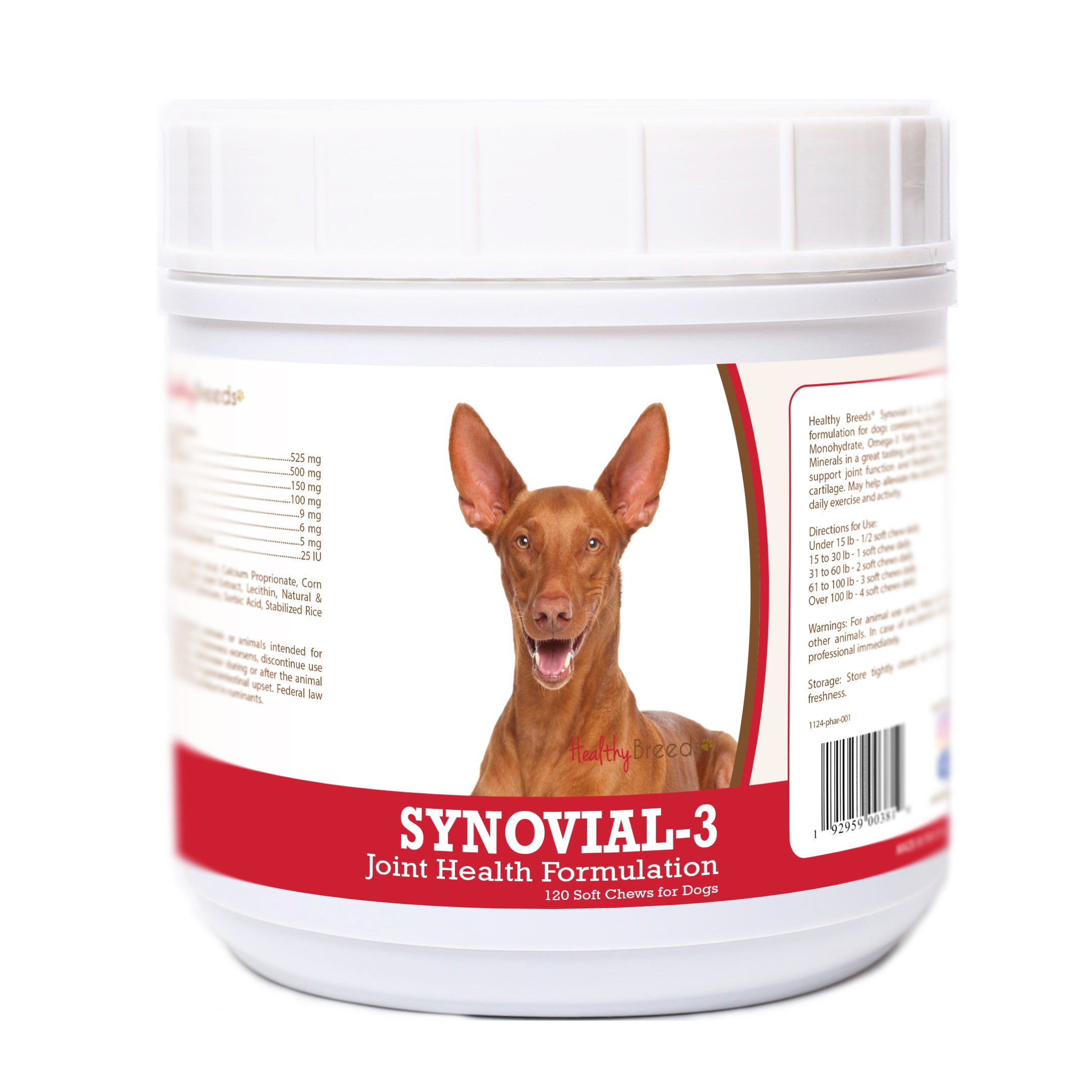 Pharaoh Hound Synovial-3 Joint Health Formulation Soft Chews 120 Count