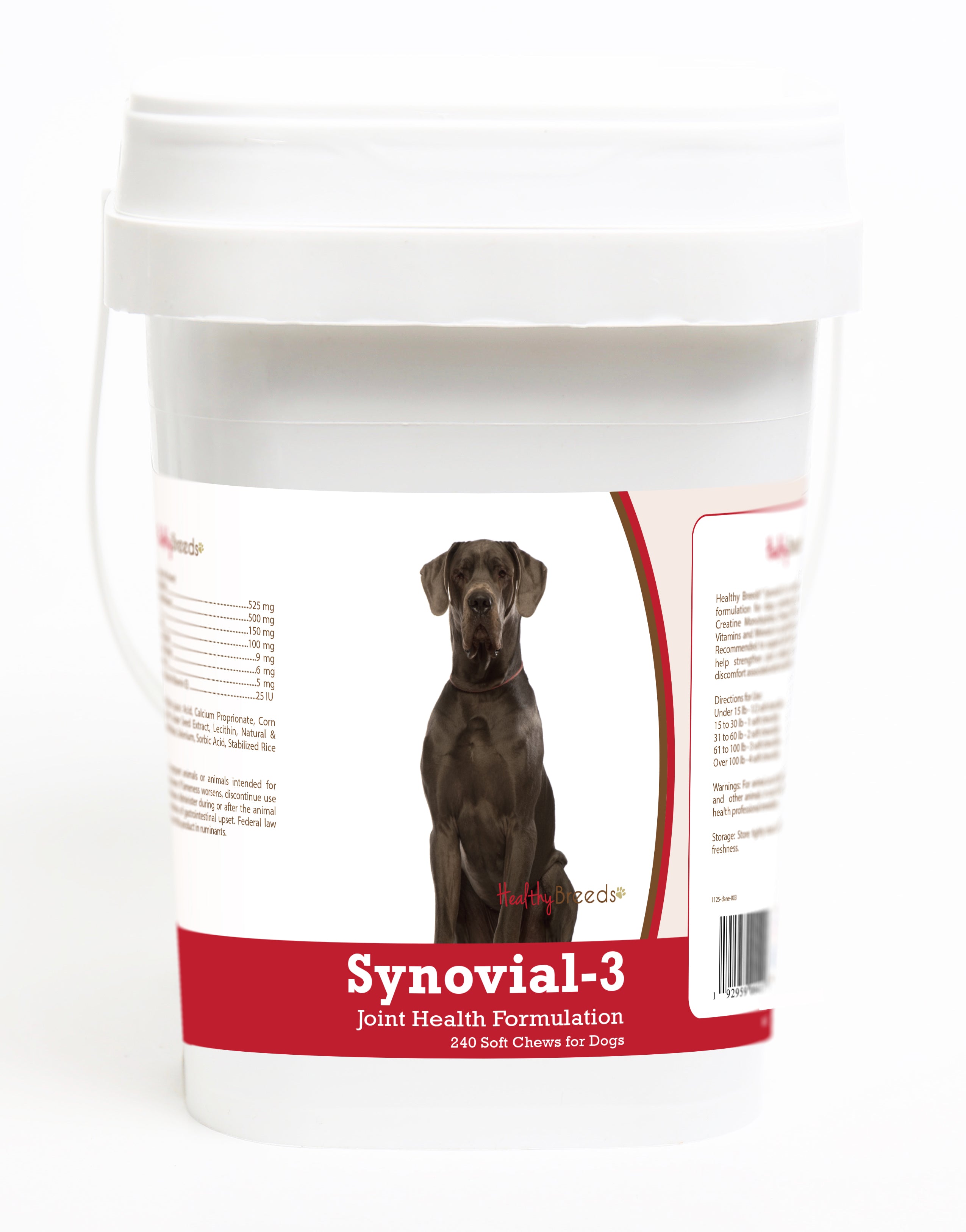 Great Dane Synovial-3 Joint Health Formulation Soft Chews 240 Count