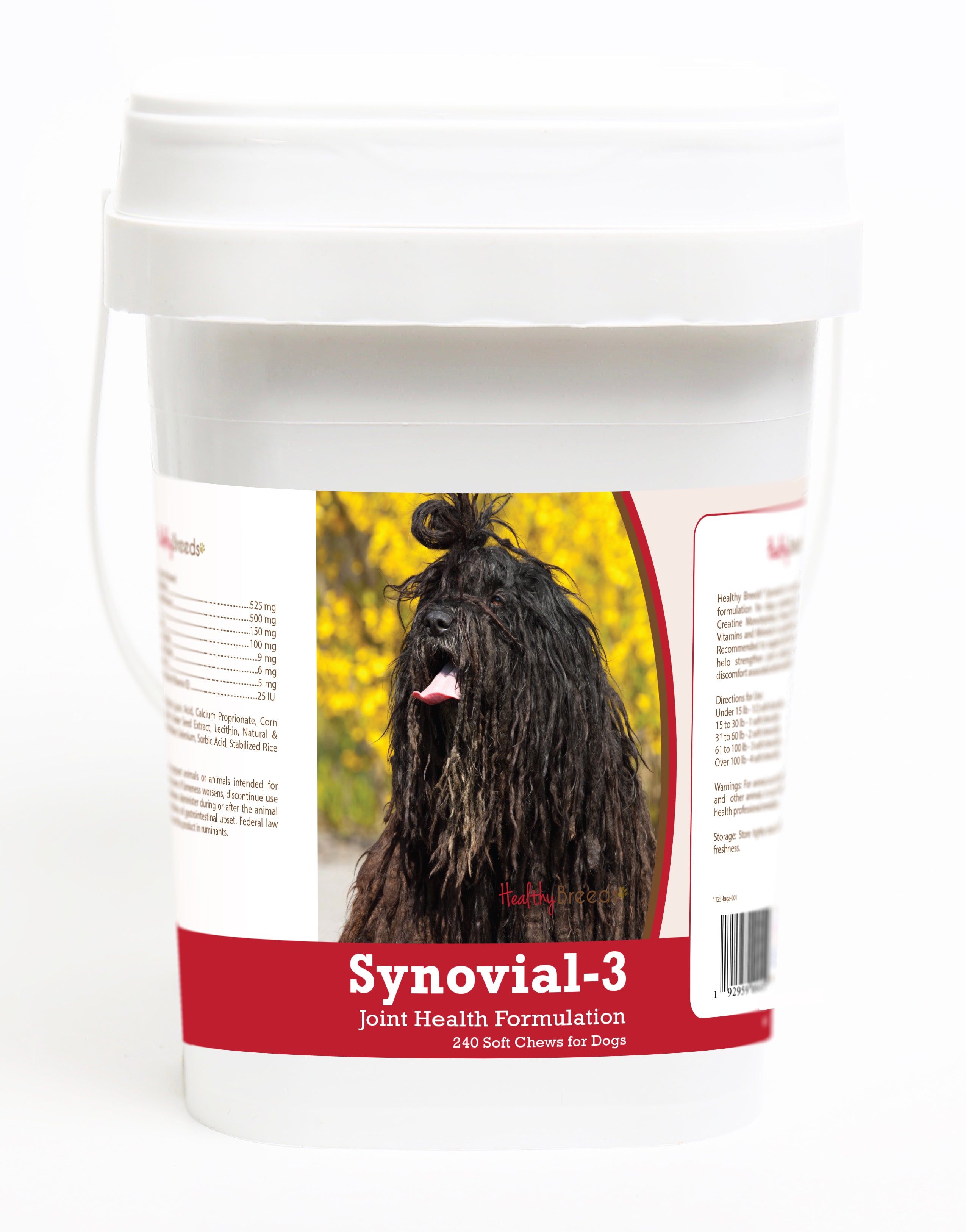 Bergamasco Synovial-3 Joint Health Formulation Soft Chews 240 Count