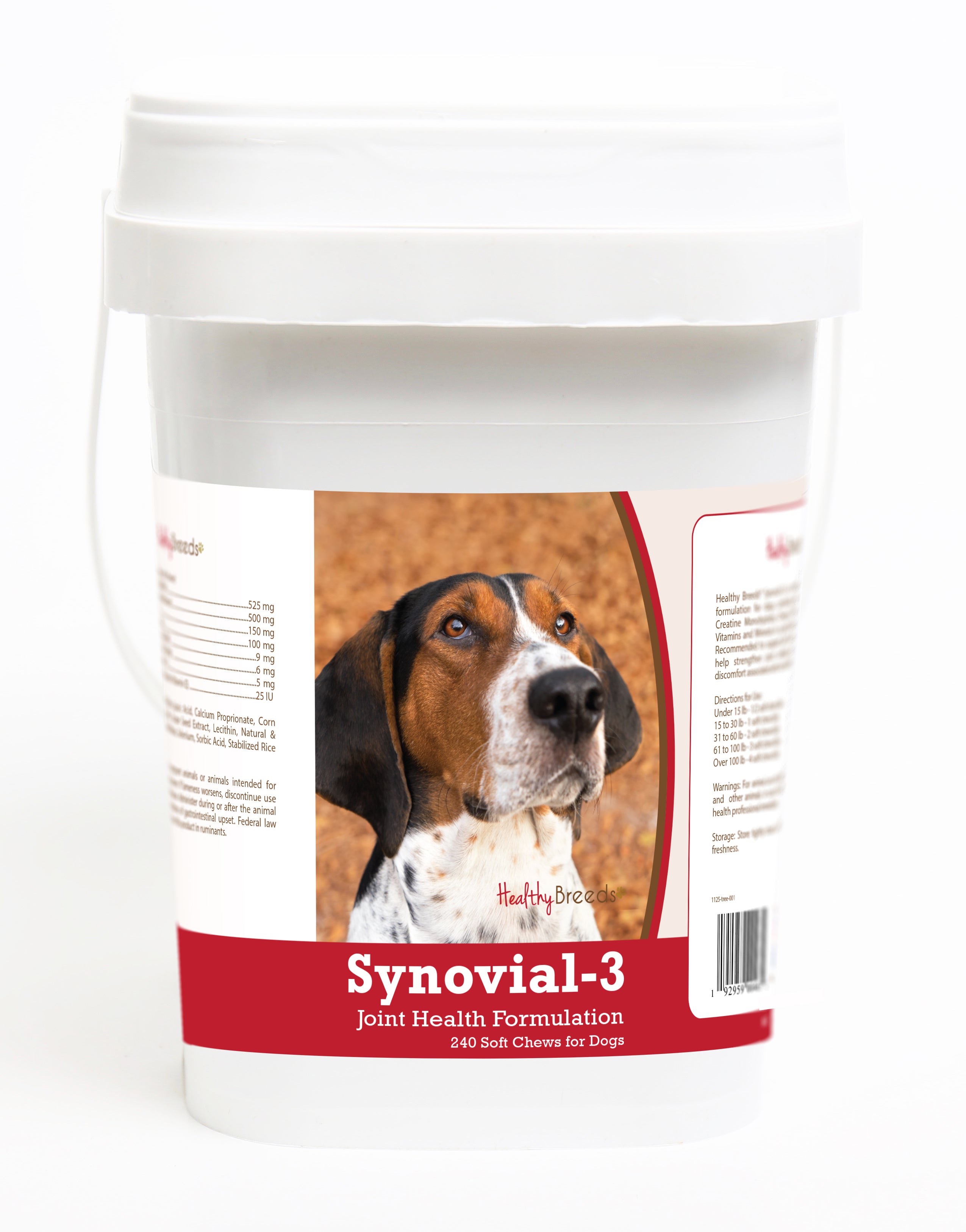 Treeing Walker Coonhound Synovial-3 Joint Health Formulation Soft Chews 240 Count