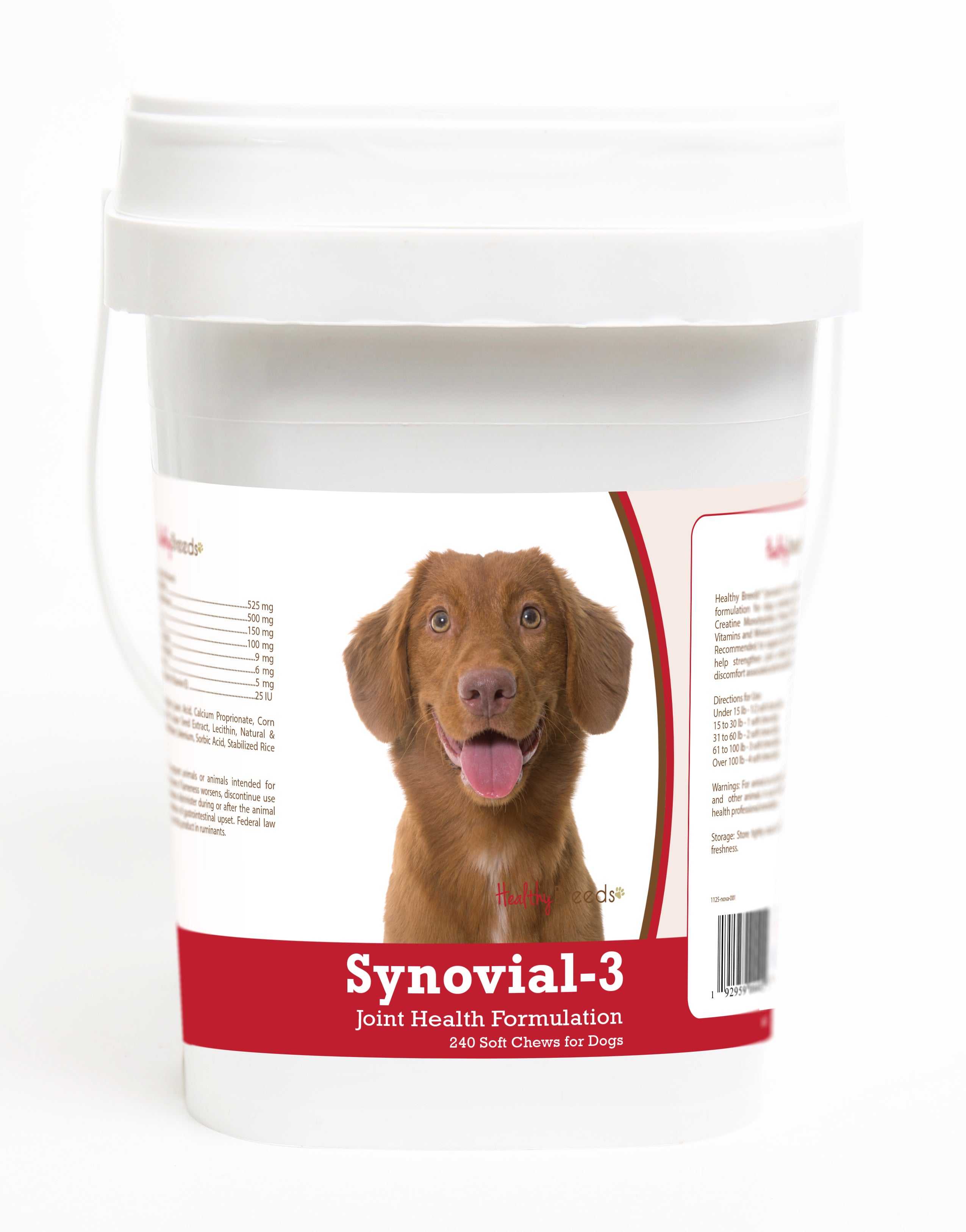 Nova Scotia Duck Tolling Retriever Synovial-3 Joint Health Formulation Soft Chews 240