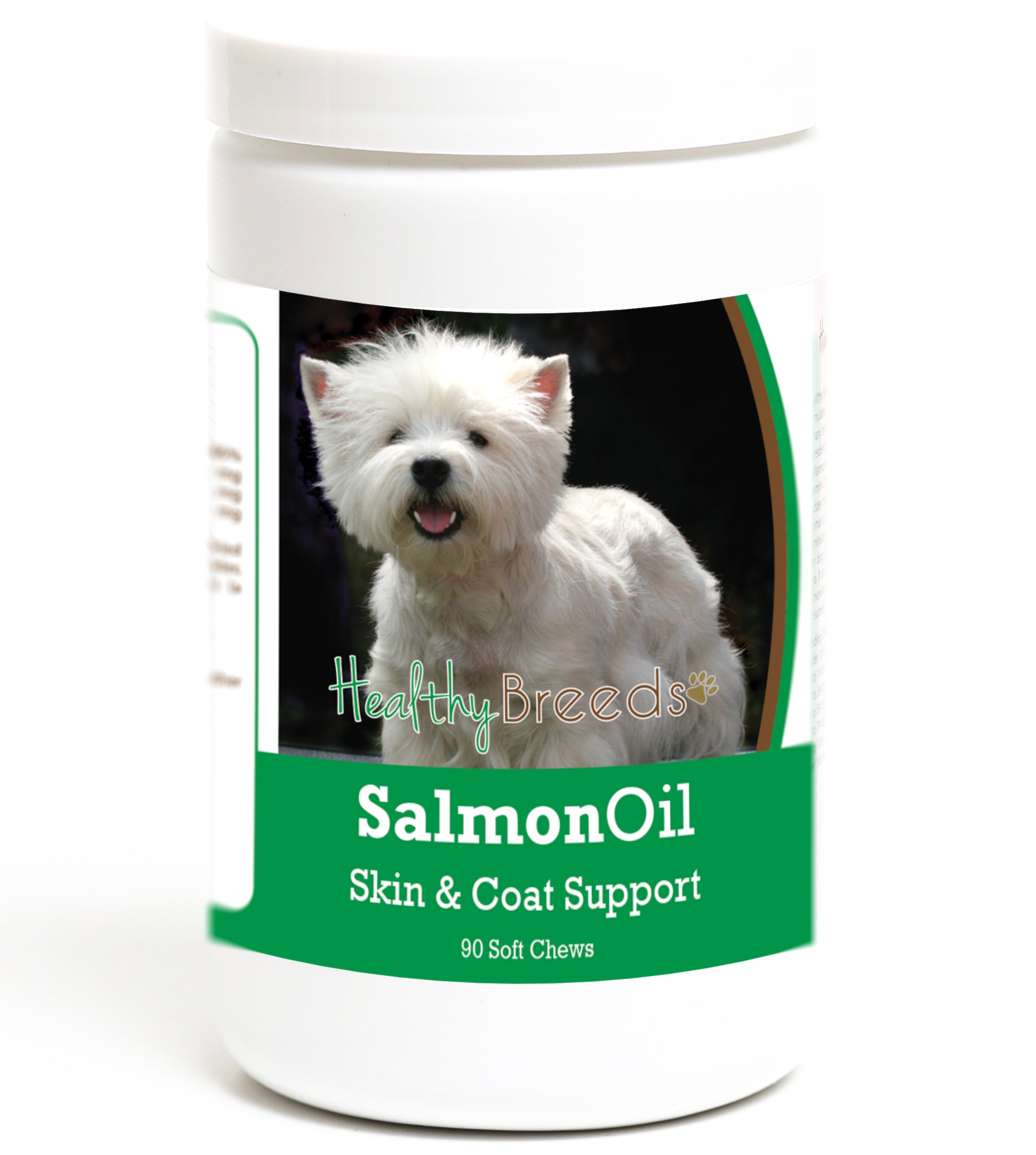 West Highland White Terrier Salmon Oil Soft Chews 90 Count