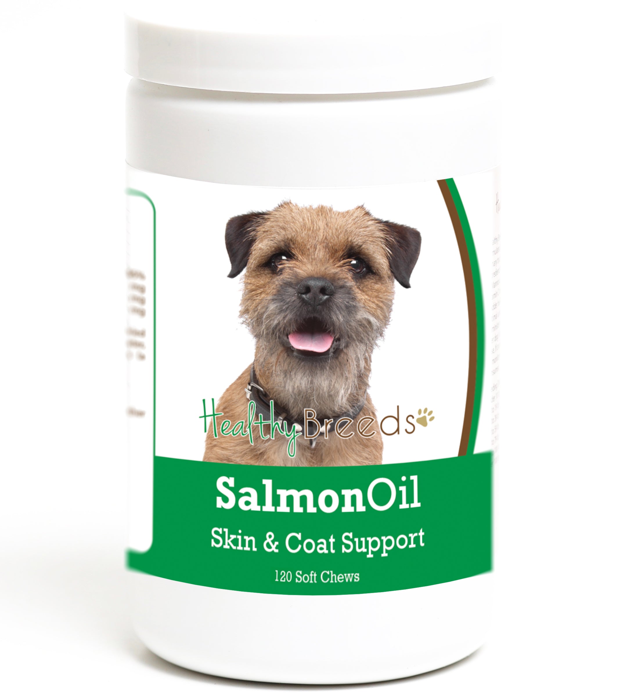 Border Terrier Salmon Oil Soft Chews 120 Count