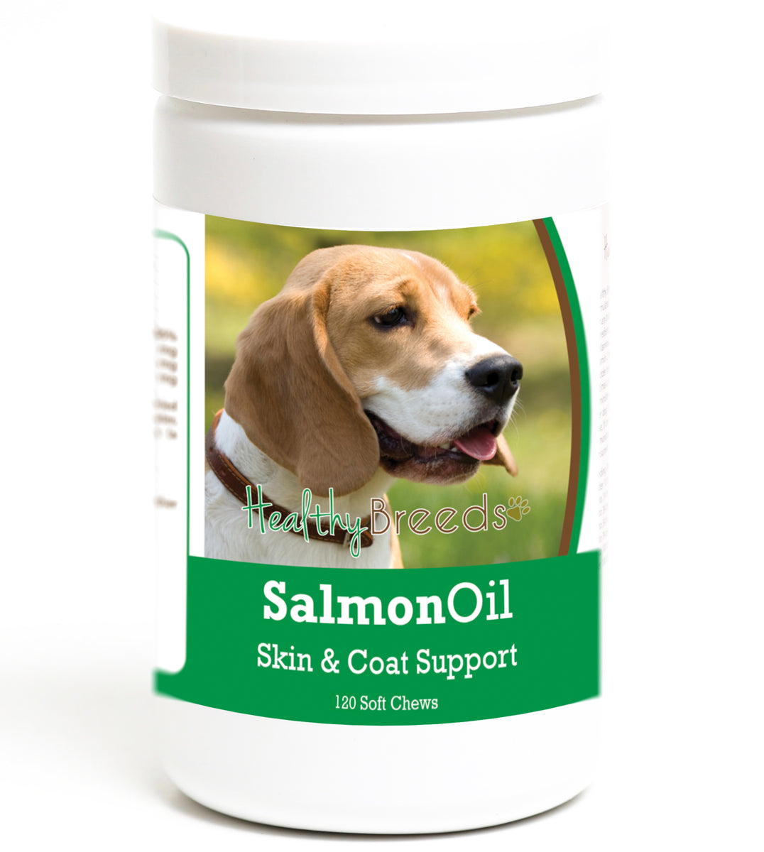 Beagle Salmon Oil Soft Chews 120 Count – Healthy Breeds