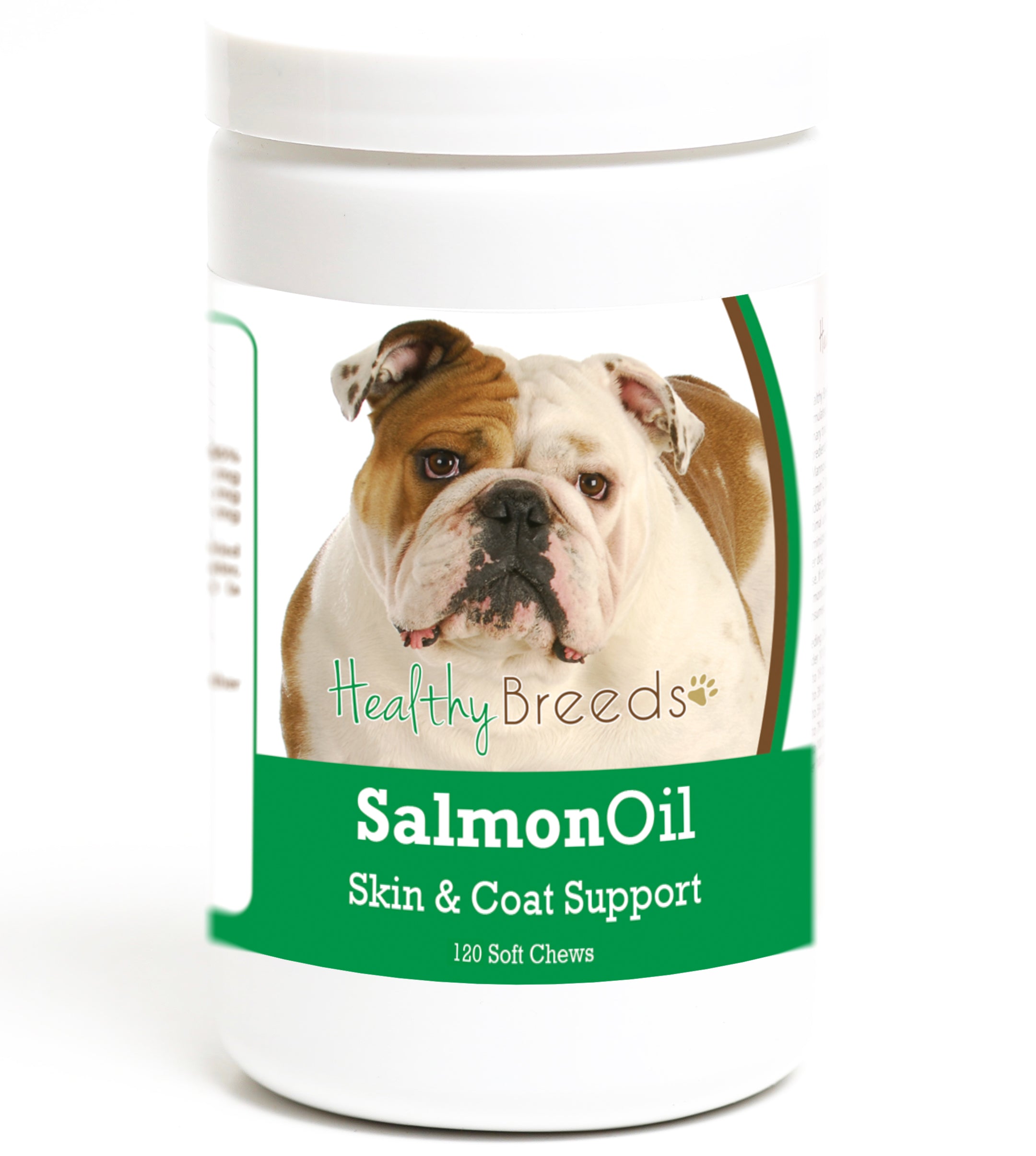 Bulldog Salmon Oil Soft Chews 120 Count