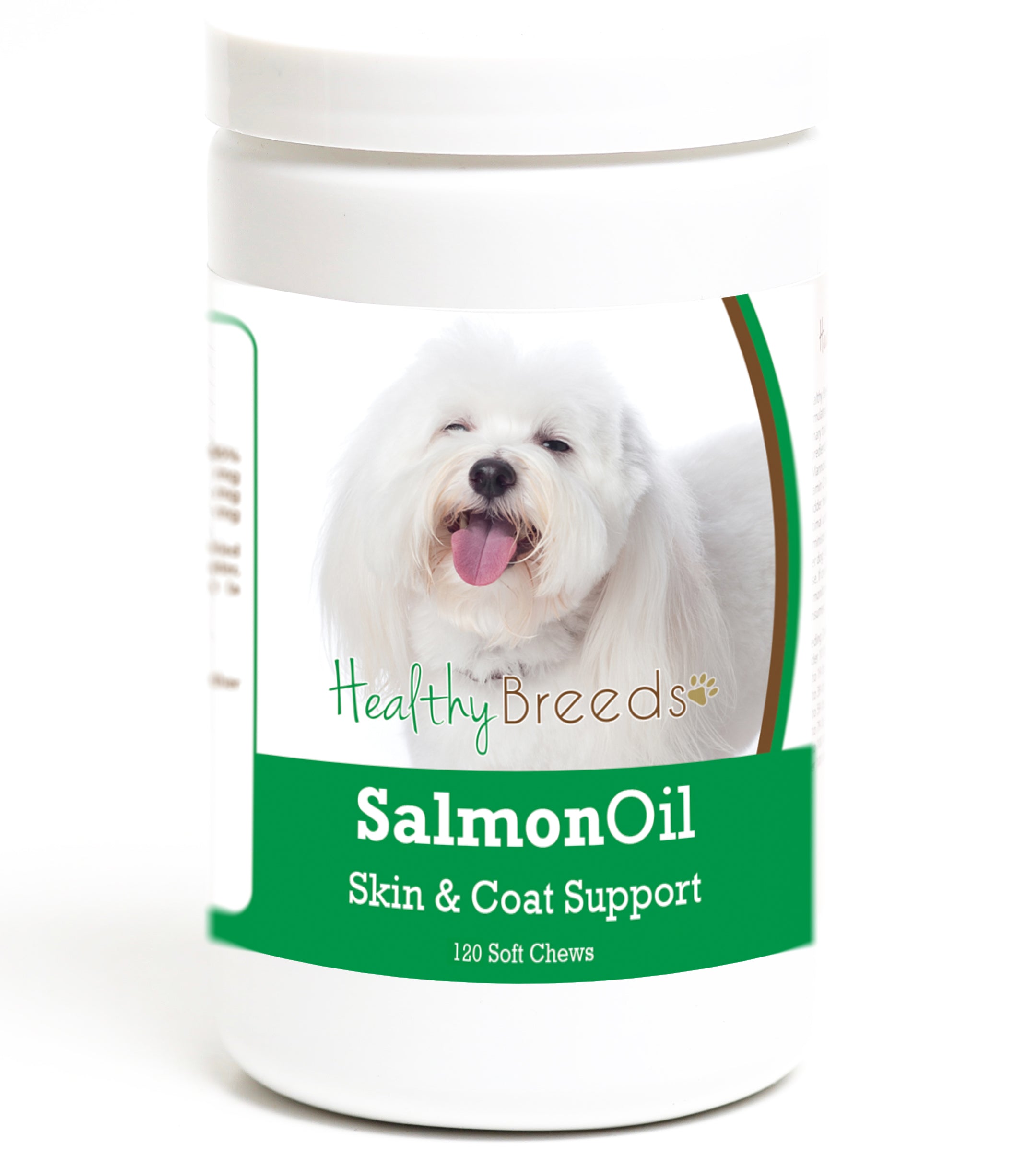 Coton de Tulear Salmon Oil Soft Chews 120 Count