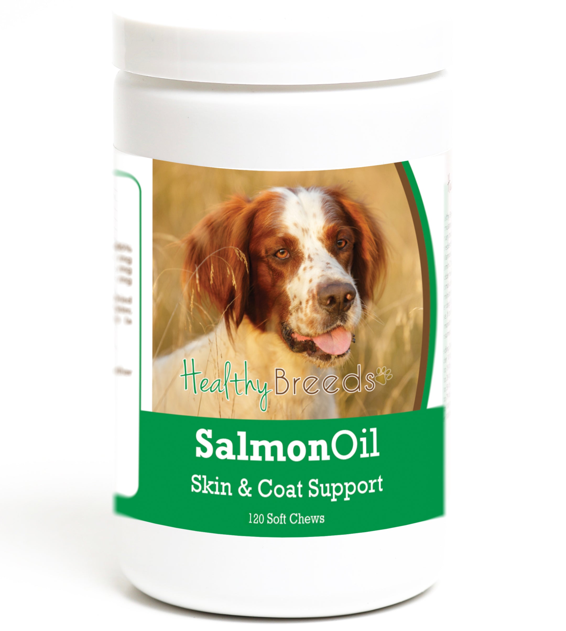 Irish Red and White Setter Salmon Oil Soft Chews 120 Count