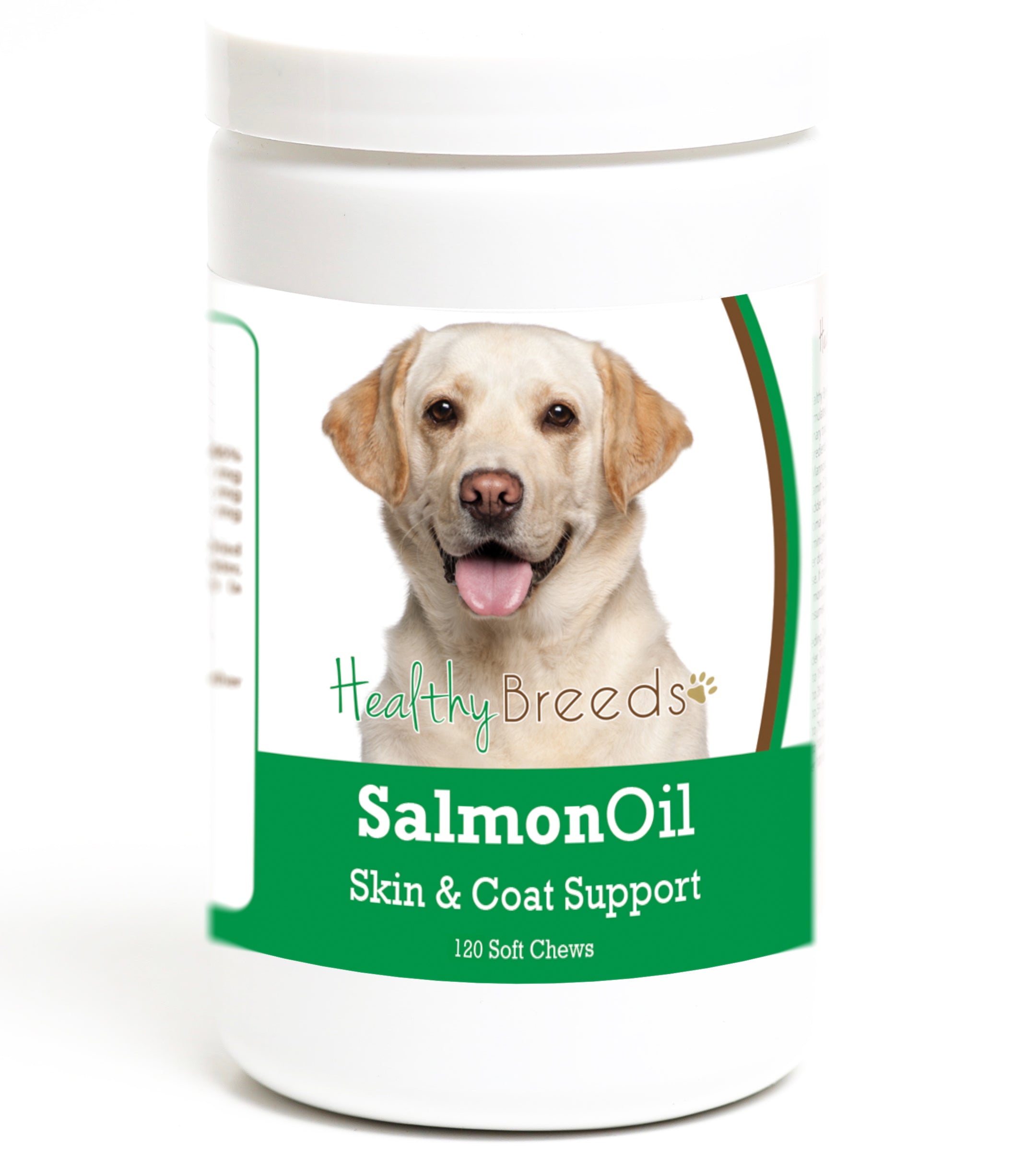 Labrador Retriever Salmon Oil Soft Chews 120 Count