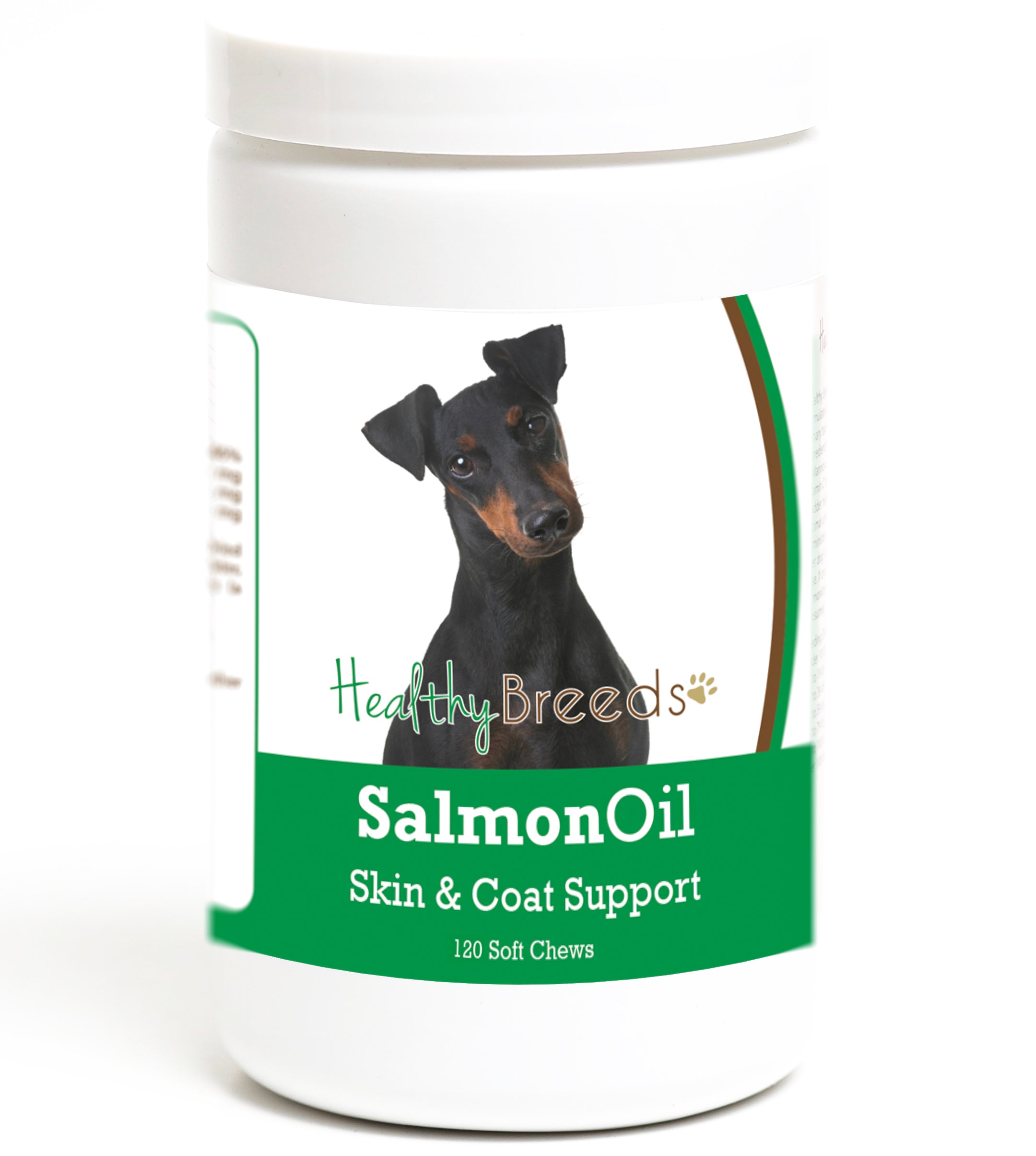 Manchester Terrier Salmon Oil Soft Chews 120 Count