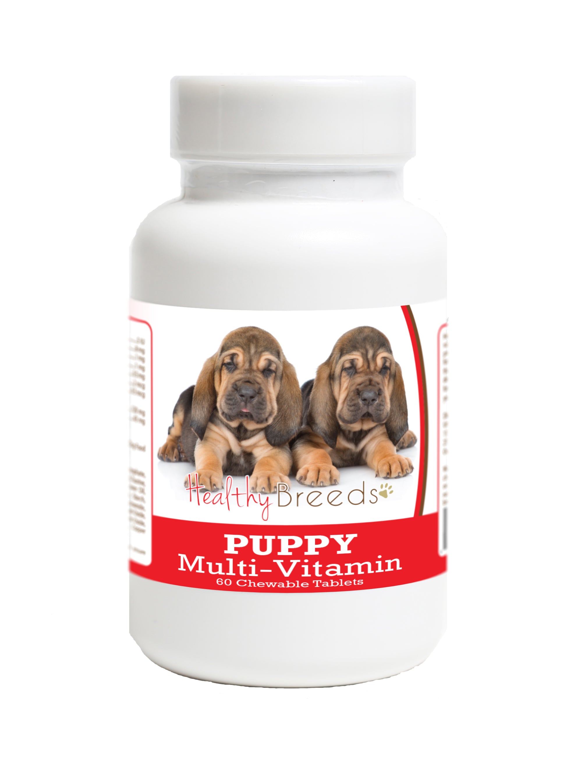 Bloodhound Puppy Dog Multivitamin Tablet 60 Count