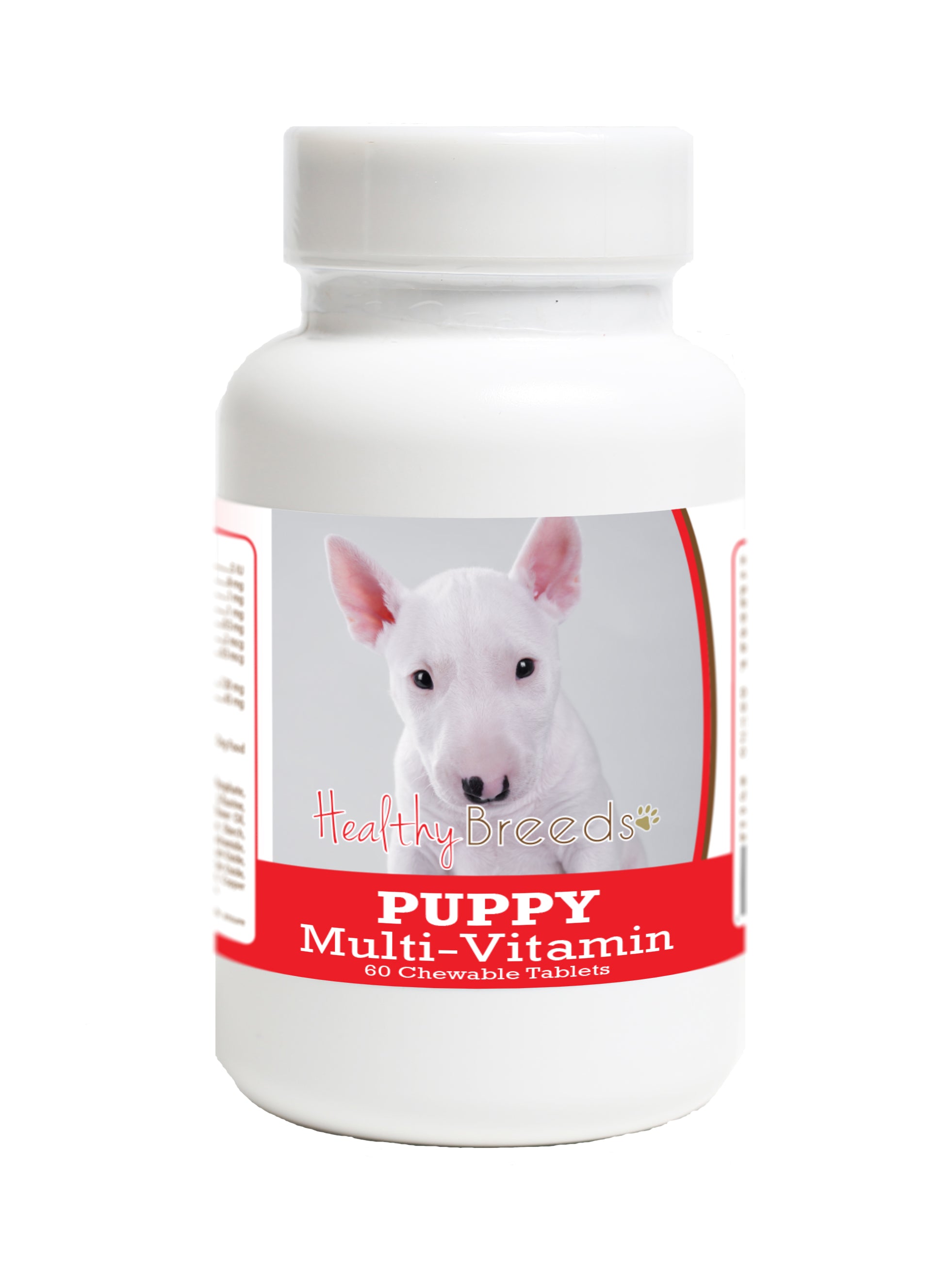 Bull Terrier Puppy Dog Multivitamin Tablet 60 Count