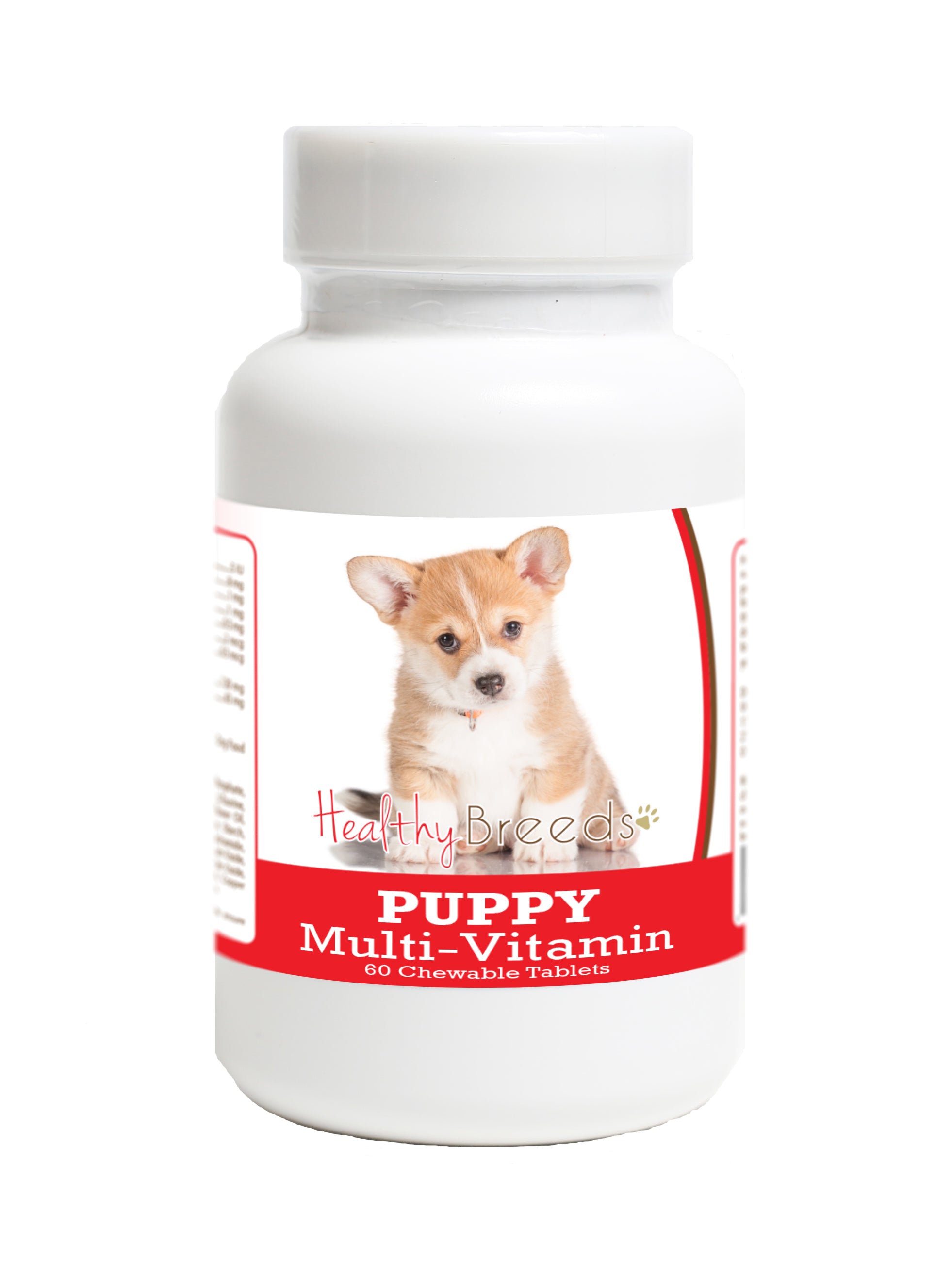 Cardigan Welsh Corgi Puppy Dog Multivitamin Tablet 60 Count