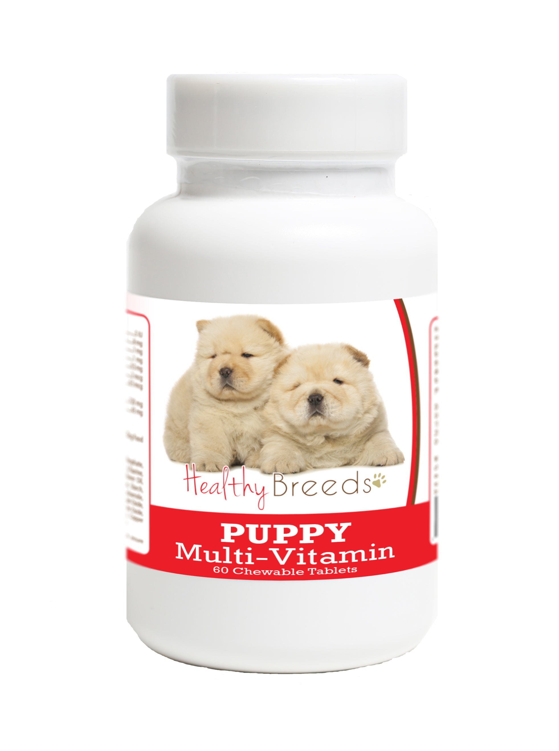 Chow Chow Puppy Dog Multivitamin Tablet 60 Count