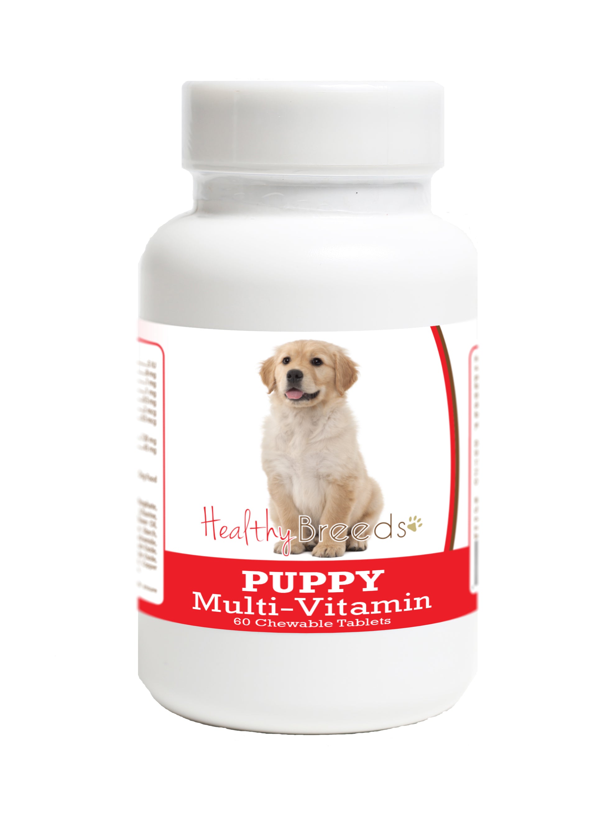 Golden Retriever Puppy Dog Multivitamin Tablet 60 Count