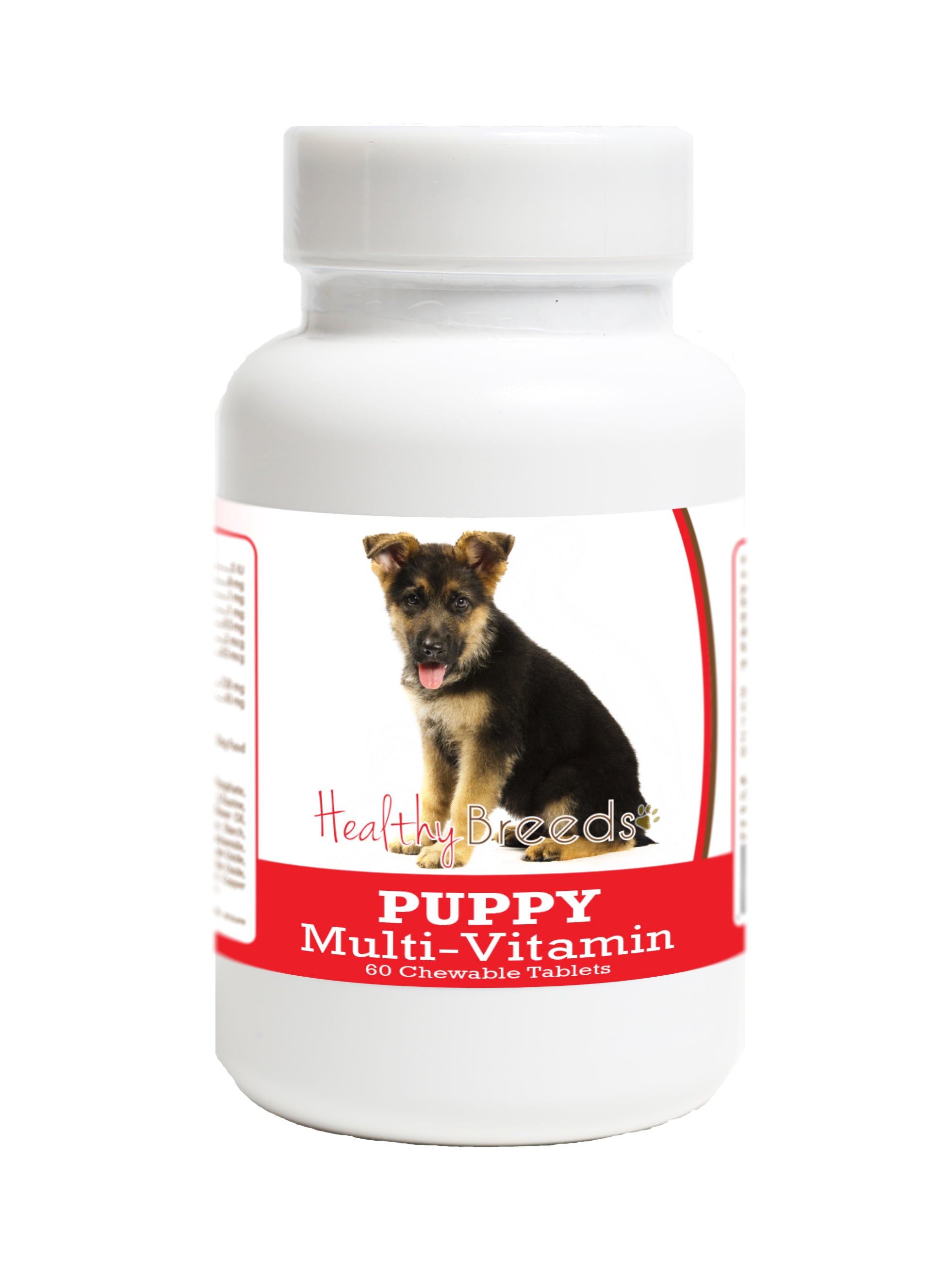German Shepherd Puppy Dog Multivitamin Tablet 60 Count