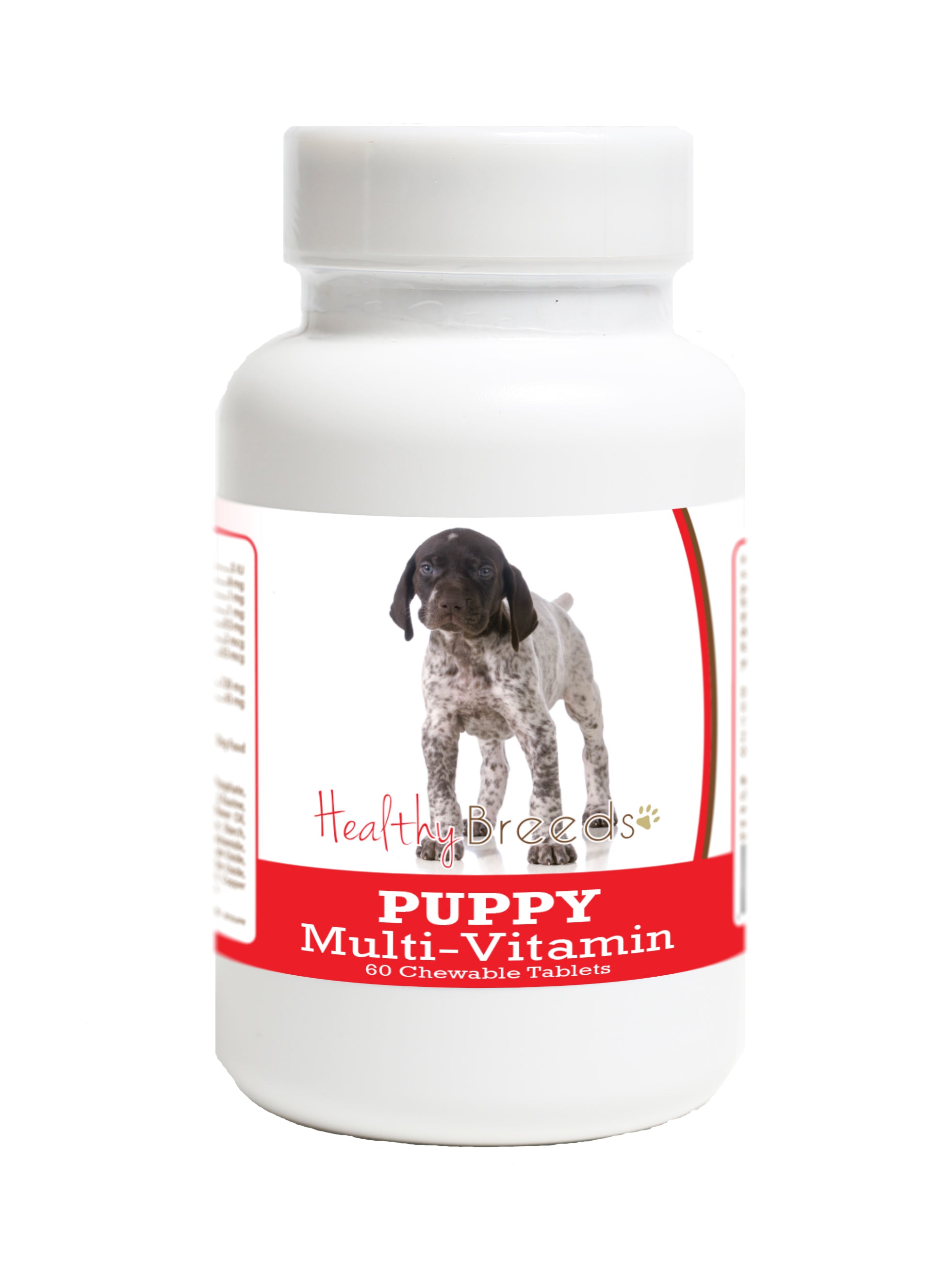 German Shorthaired Pointer Puppy Dog Multivitamin Tablet 60 Count