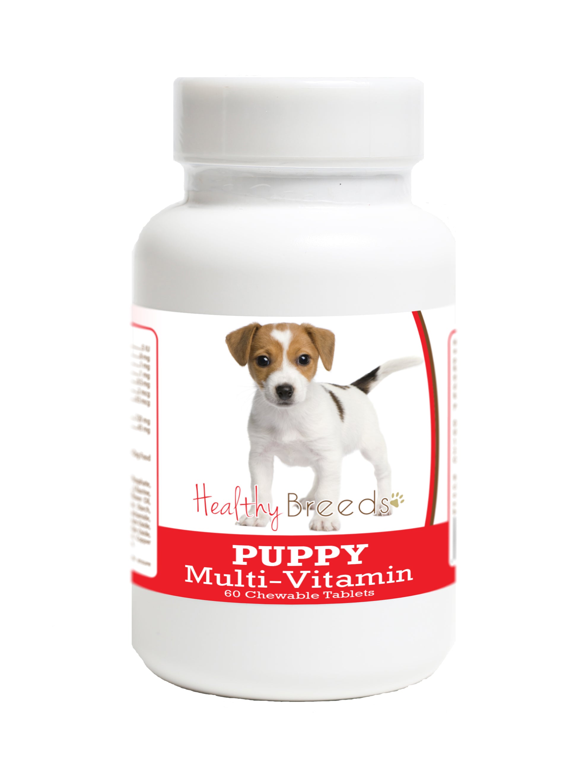 Jack Russell Terrier Puppy Dog Multivitamin Tablet 60 Count