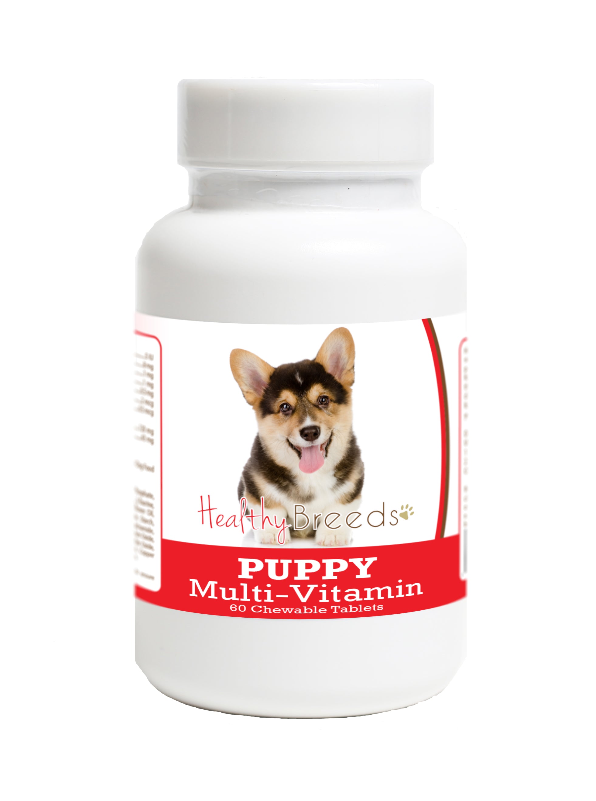 Pembroke Welsh Corgi Puppy Dog Multivitamin Tablet 60 Count