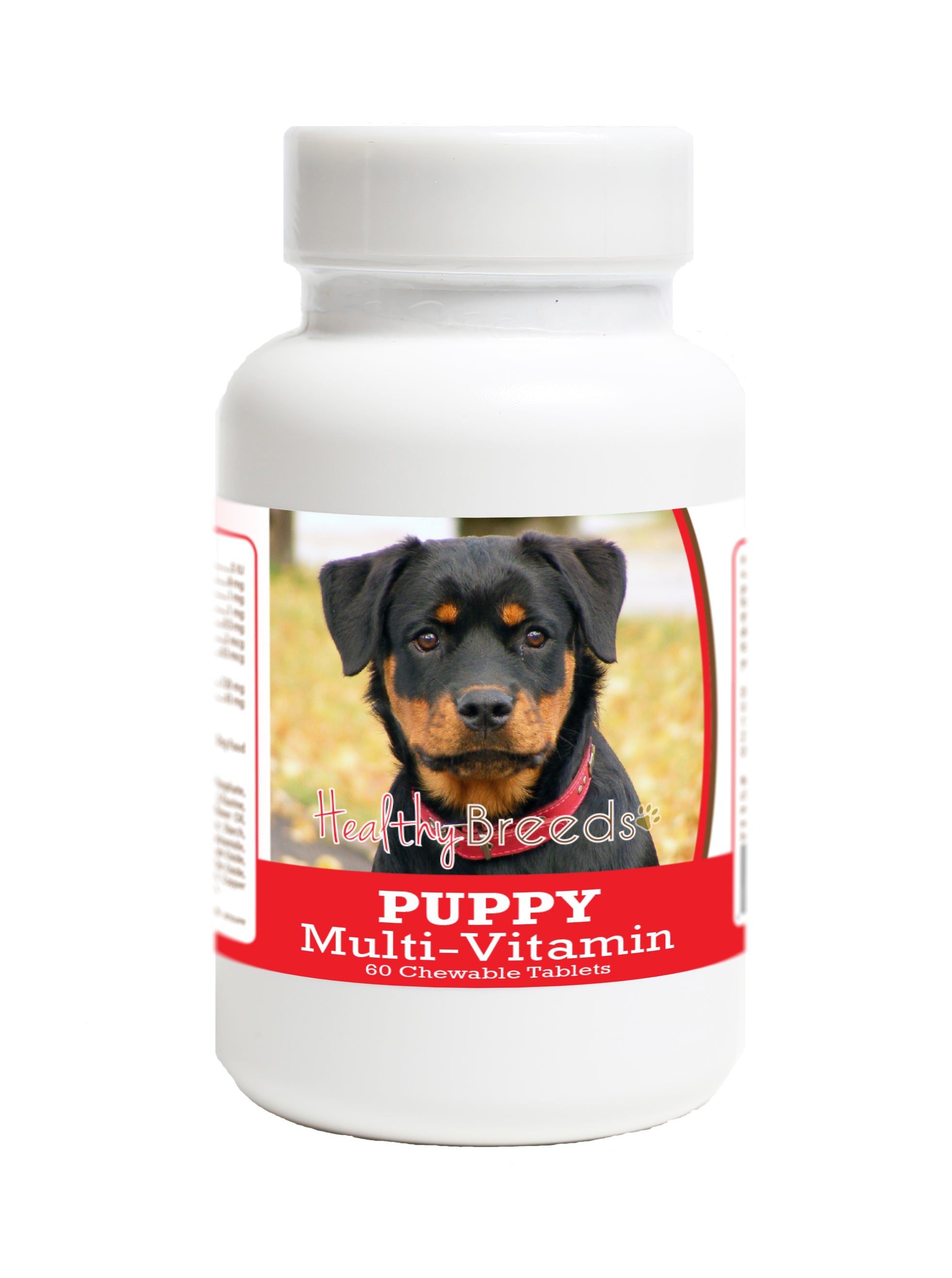 Rottweiler Puppy Dog Multivitamin Tablet 60 Count