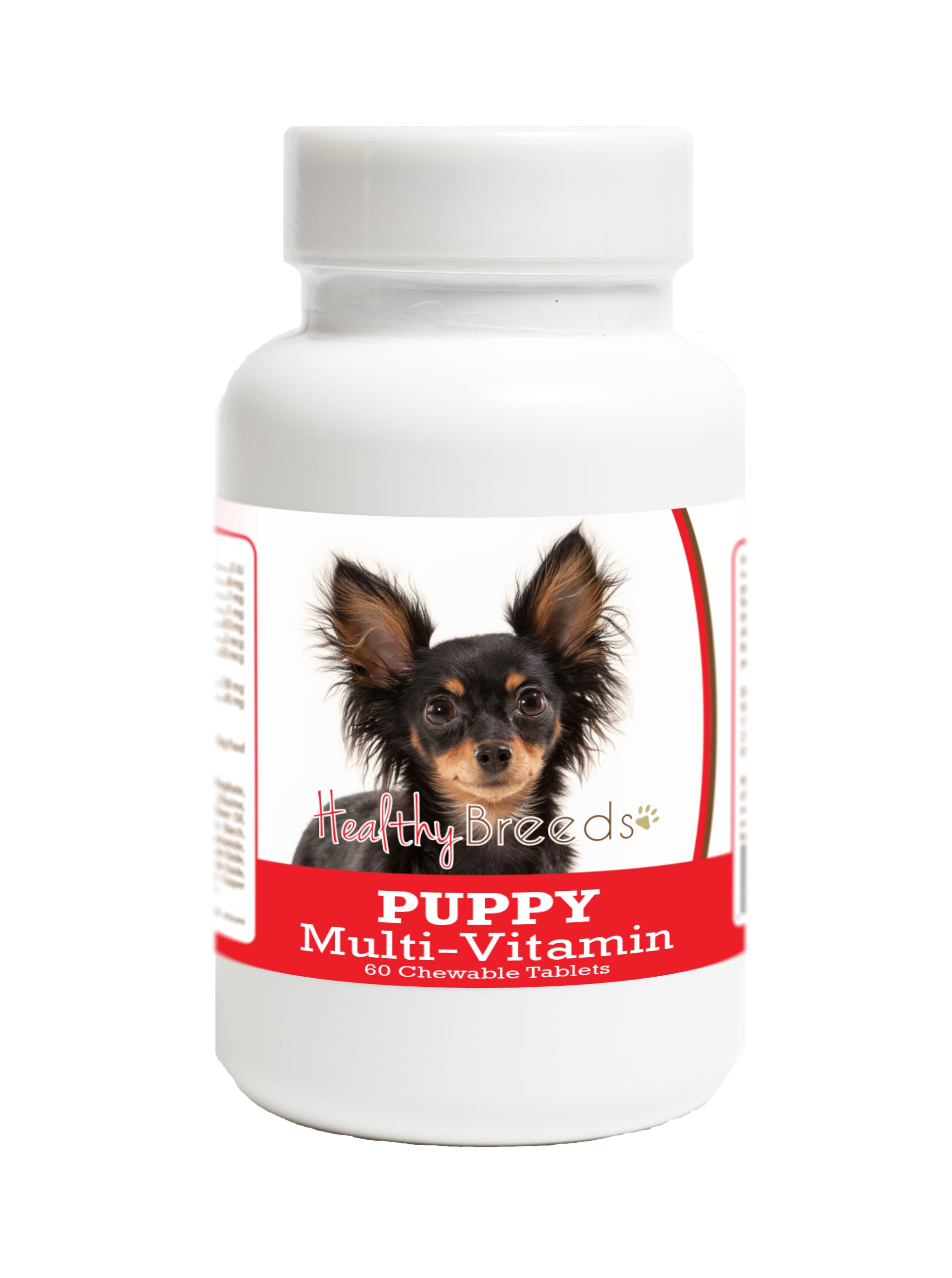 Russian Toy Terrier Puppy Dog Multivitamin Tablet 60 Count