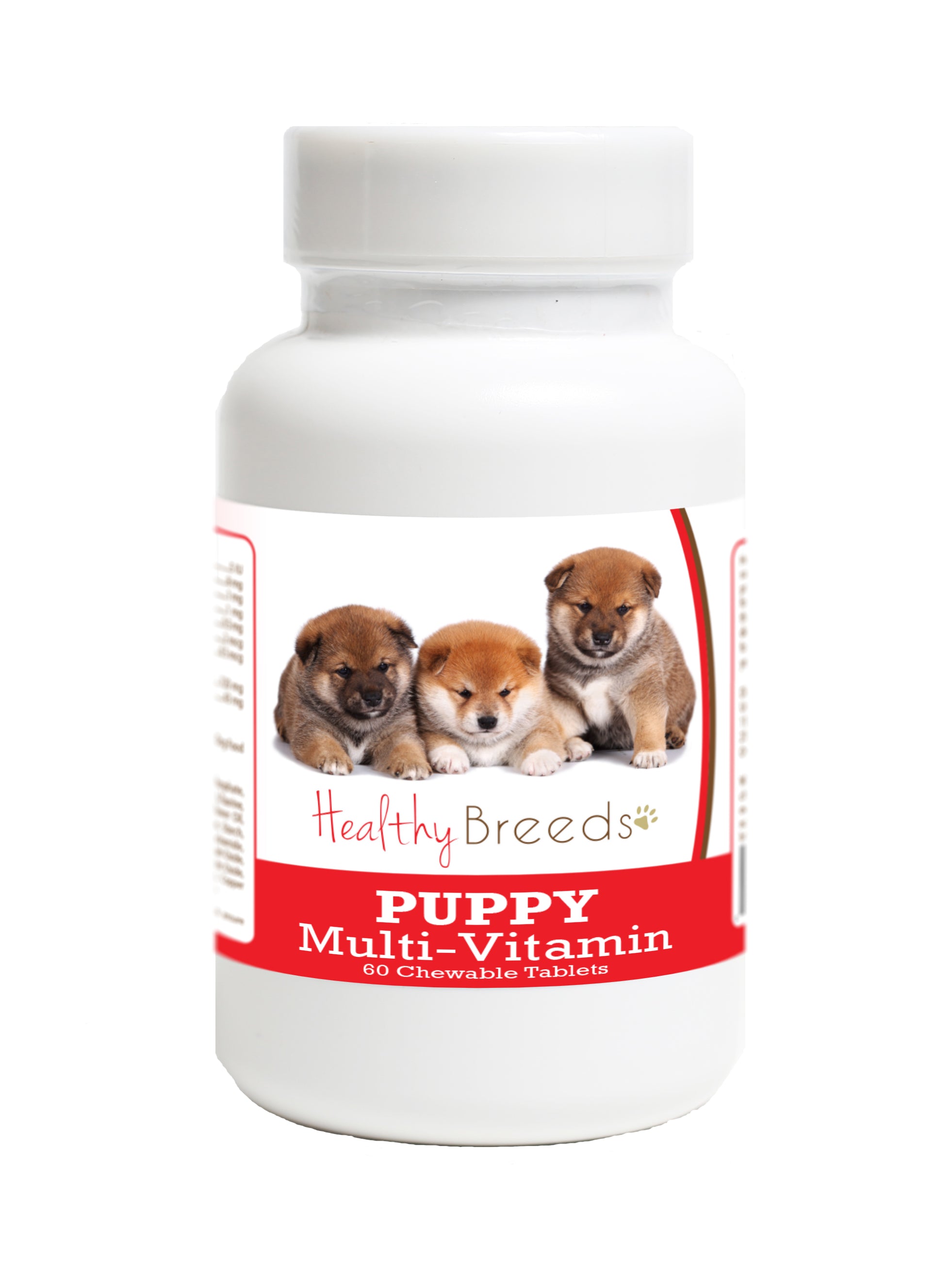 Shiba Inu Puppy Dog Multivitamin Tablet 60 Count