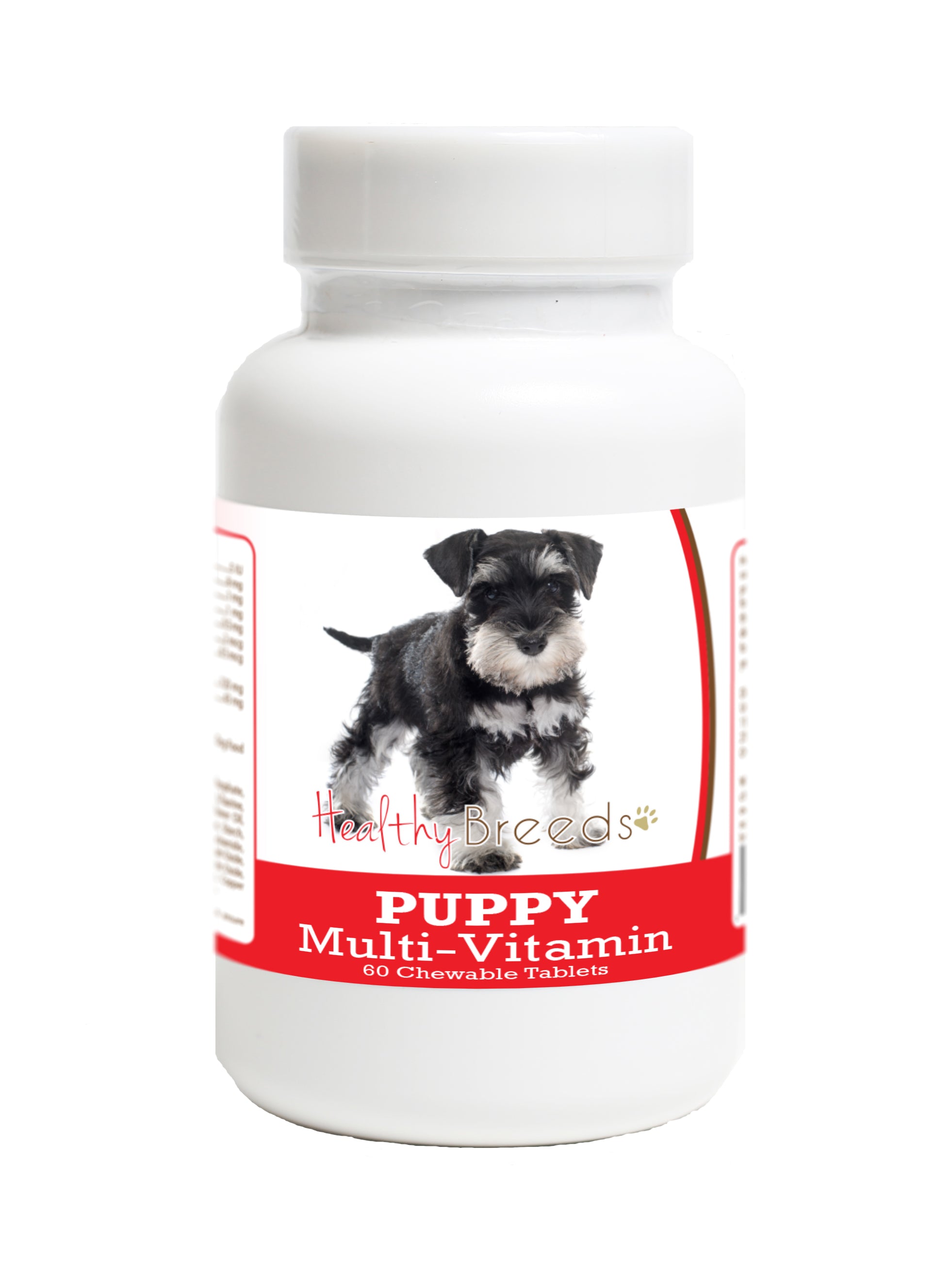 Standard Schnauzer Puppy Dog Multivitamin Tablet 60 Count