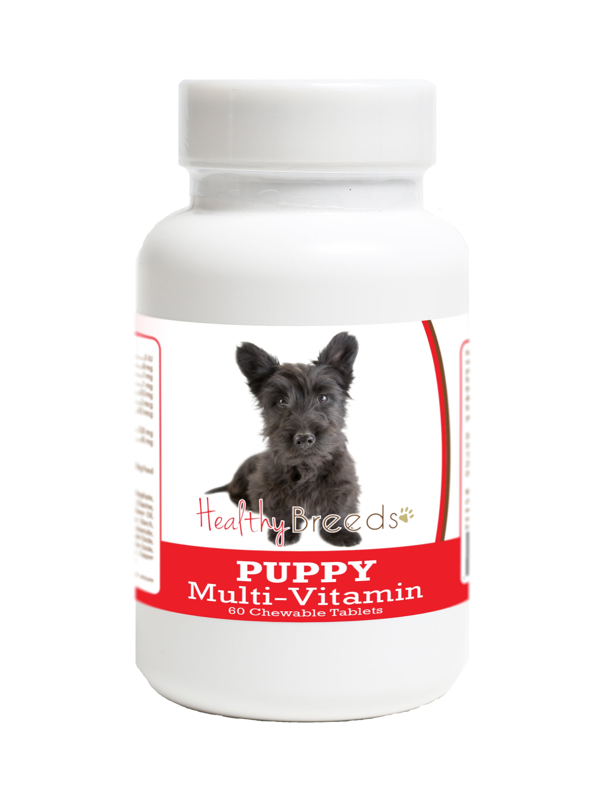 Scottish Terrier Puppy Dog Multivitamin Tablet 60 Count