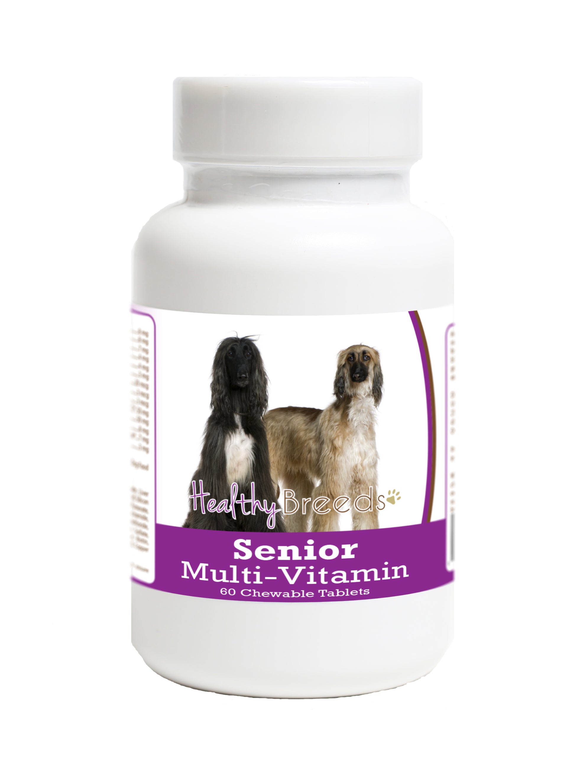 Afghan Hound Senior Dog Multivitamin Tablets 60 Count