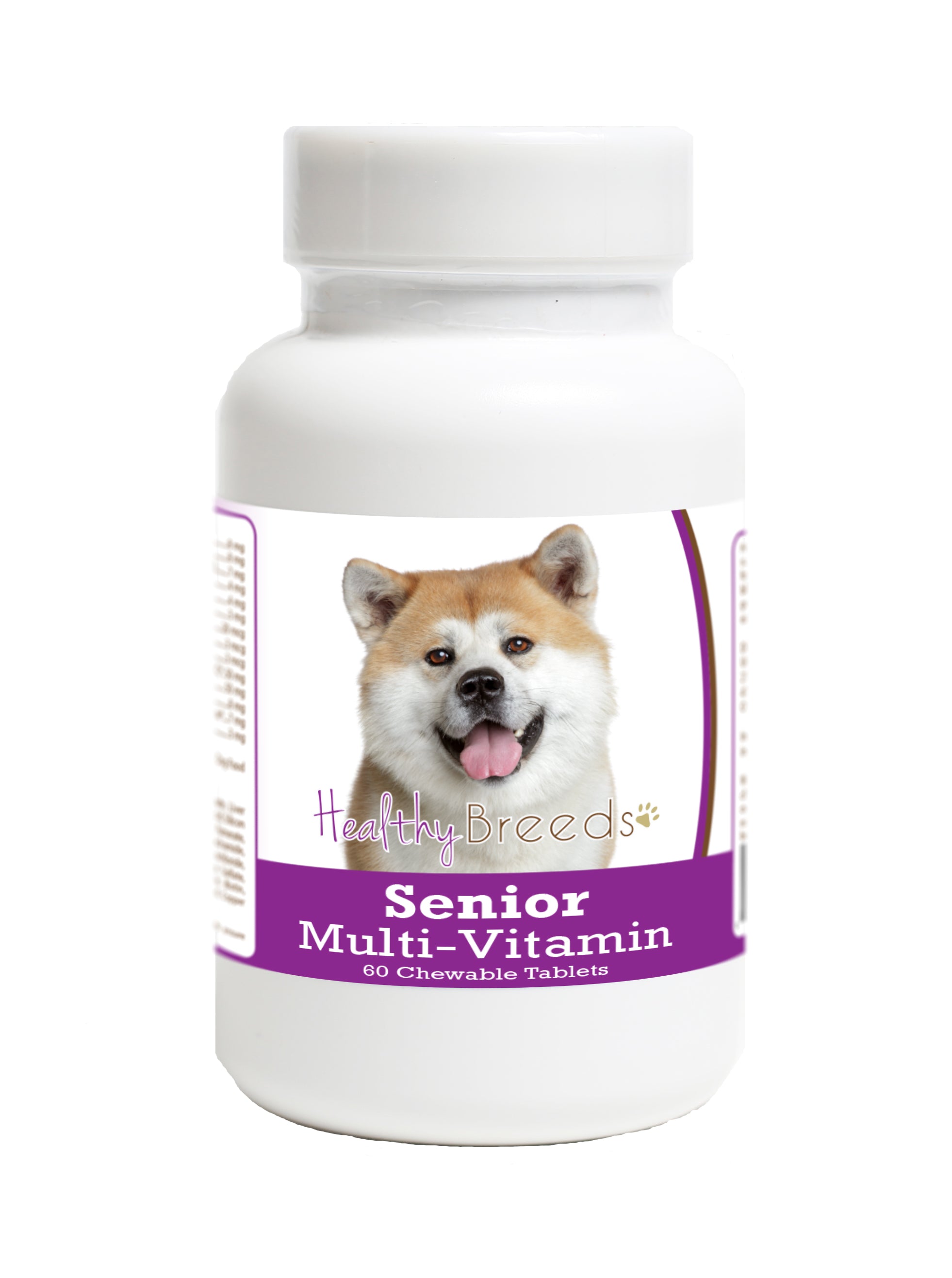 Akita Senior Dog Multivitamin Tablets 60 Count