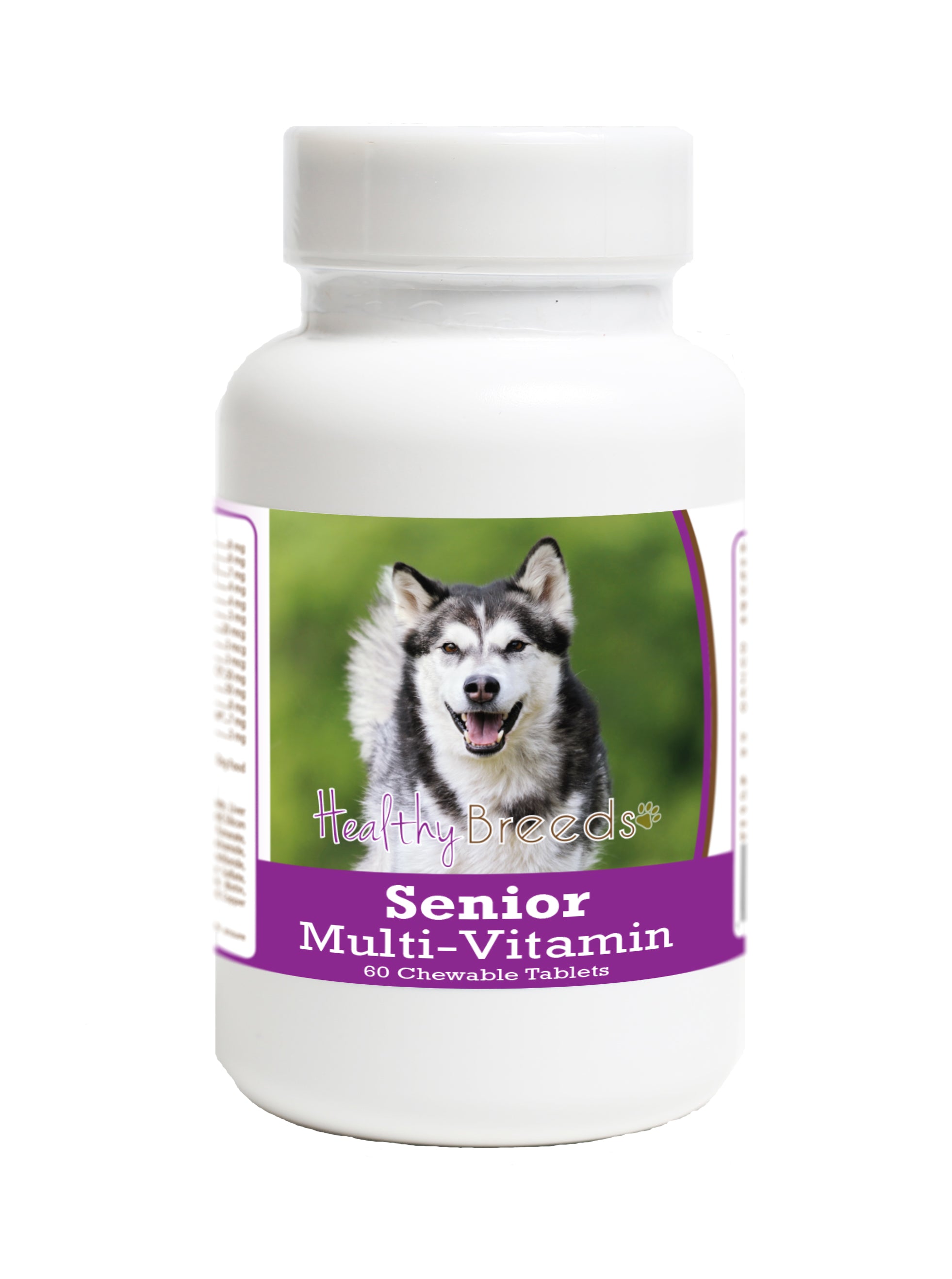 Alaskan Malamute Senior Dog Multivitamin Tablets 60 Count
