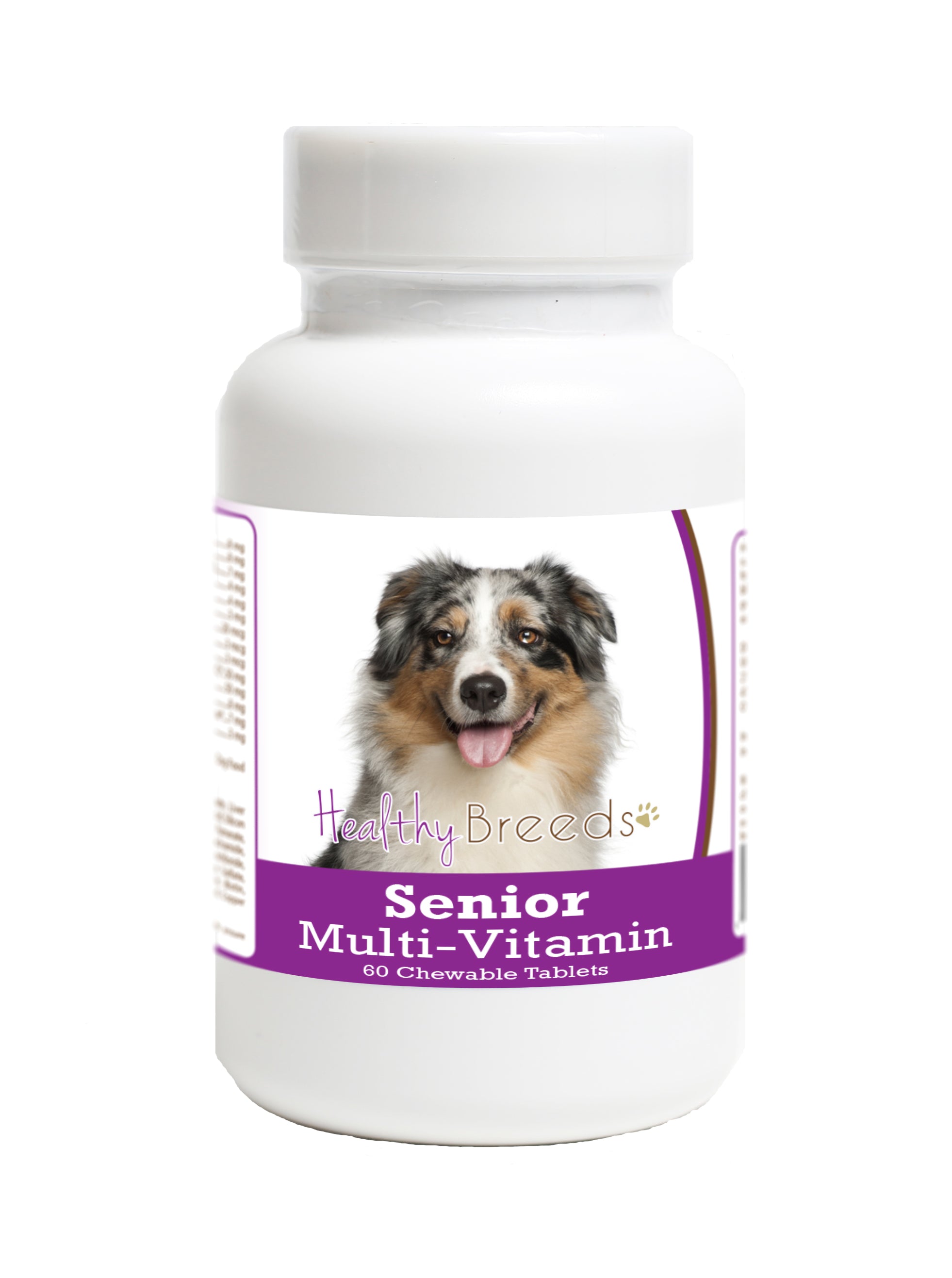 Australian Shepherd Senior Dog Multivitamin Tablets 60 Count