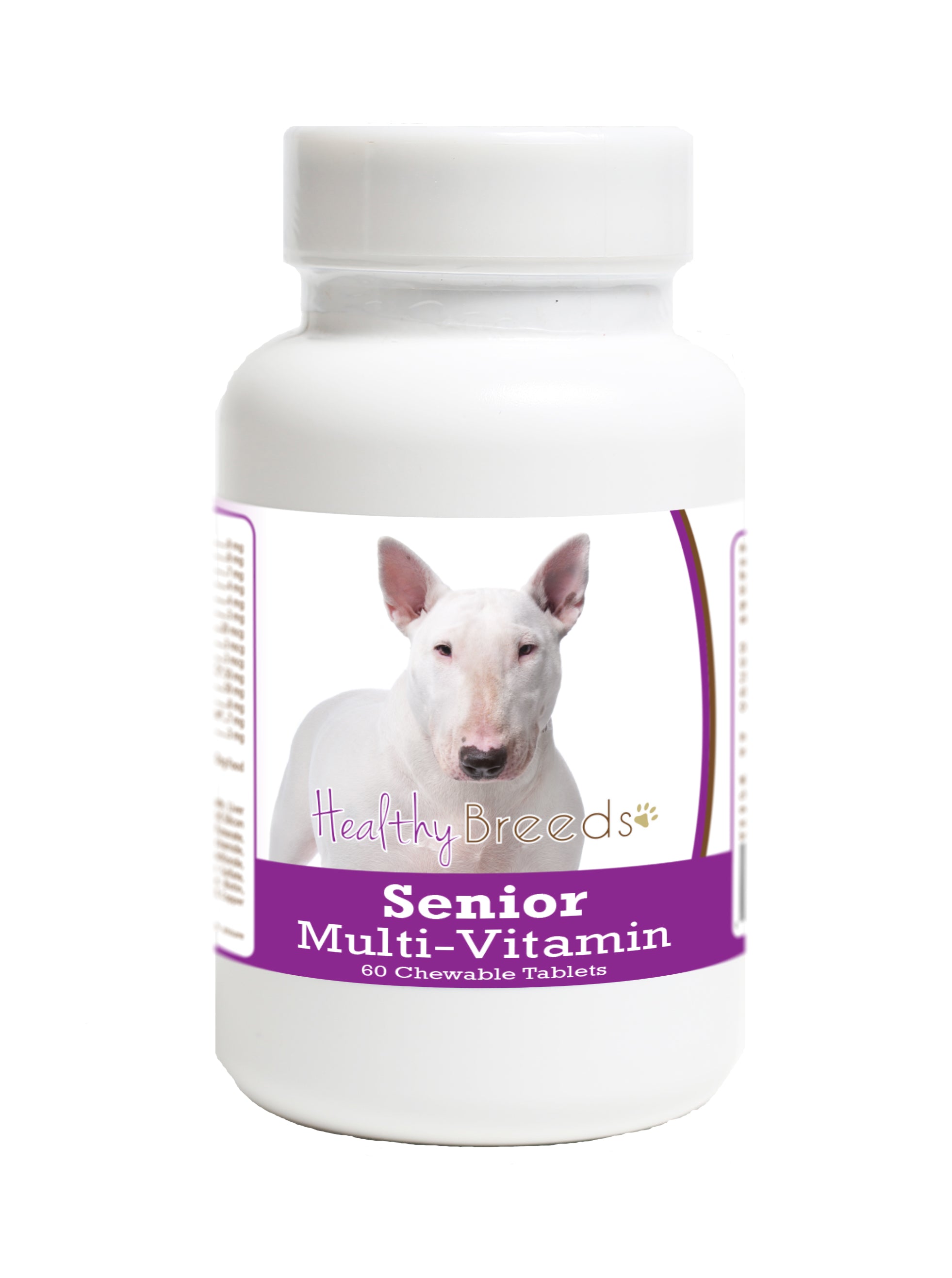 Bull Terrier Senior Dog Multivitamin Tablets 60 Count