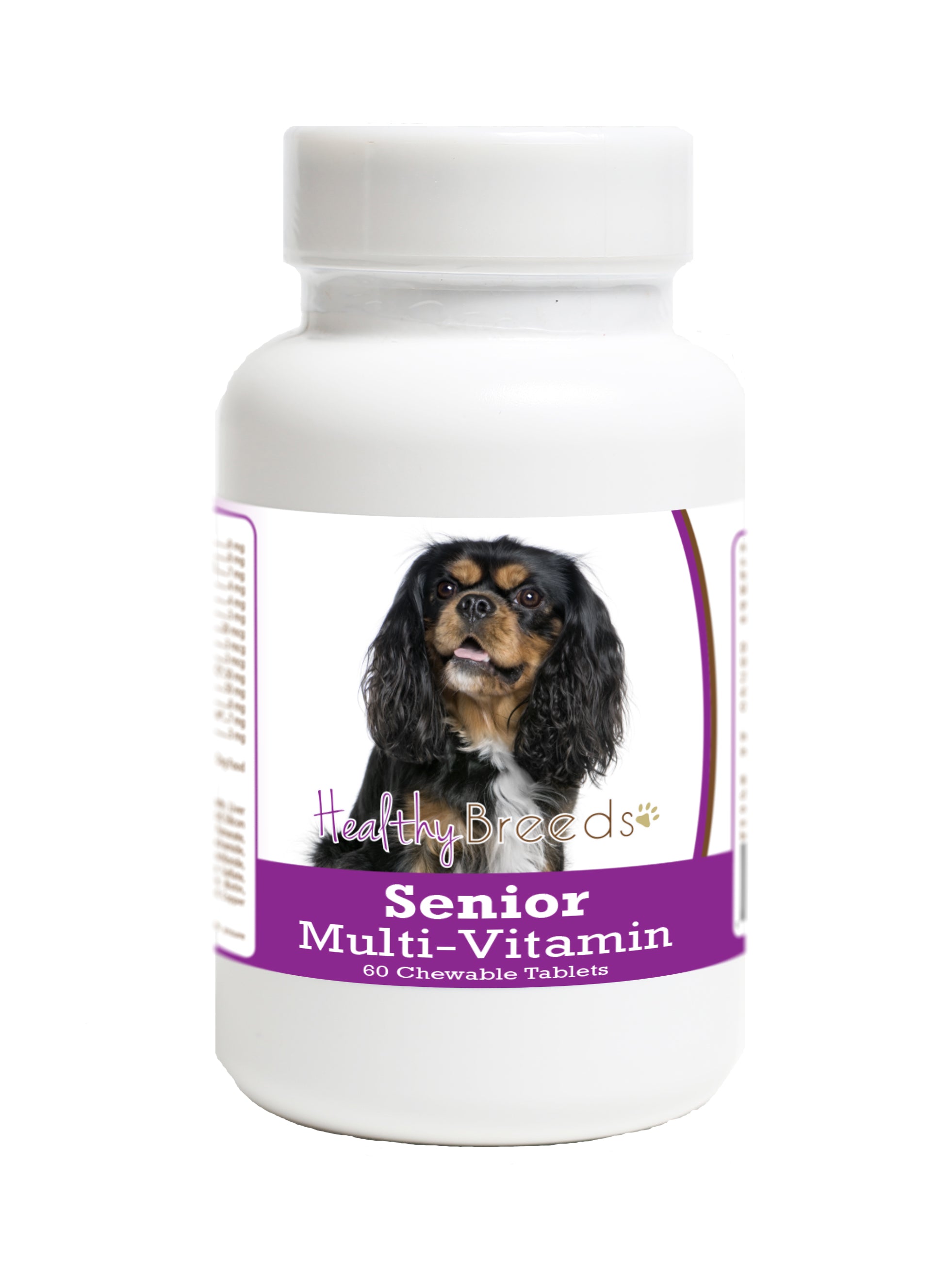 Cavalier King Charles Spaniel Senior Dog Multivitamin Tablets 60 Count
