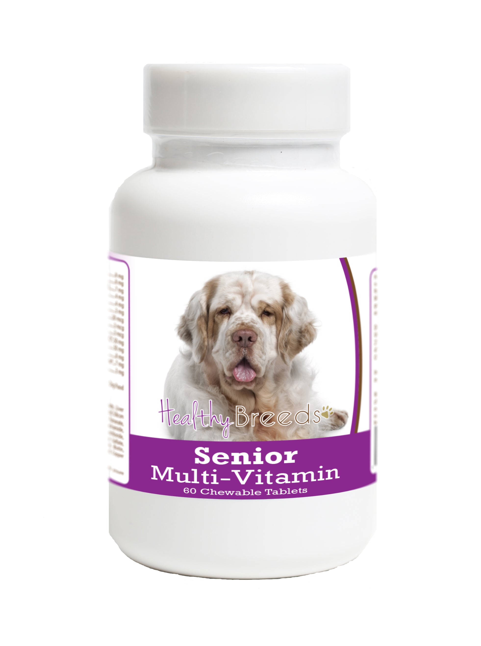 Clumber Spaniel Senior Dog Multivitamin Tablets 60 Count