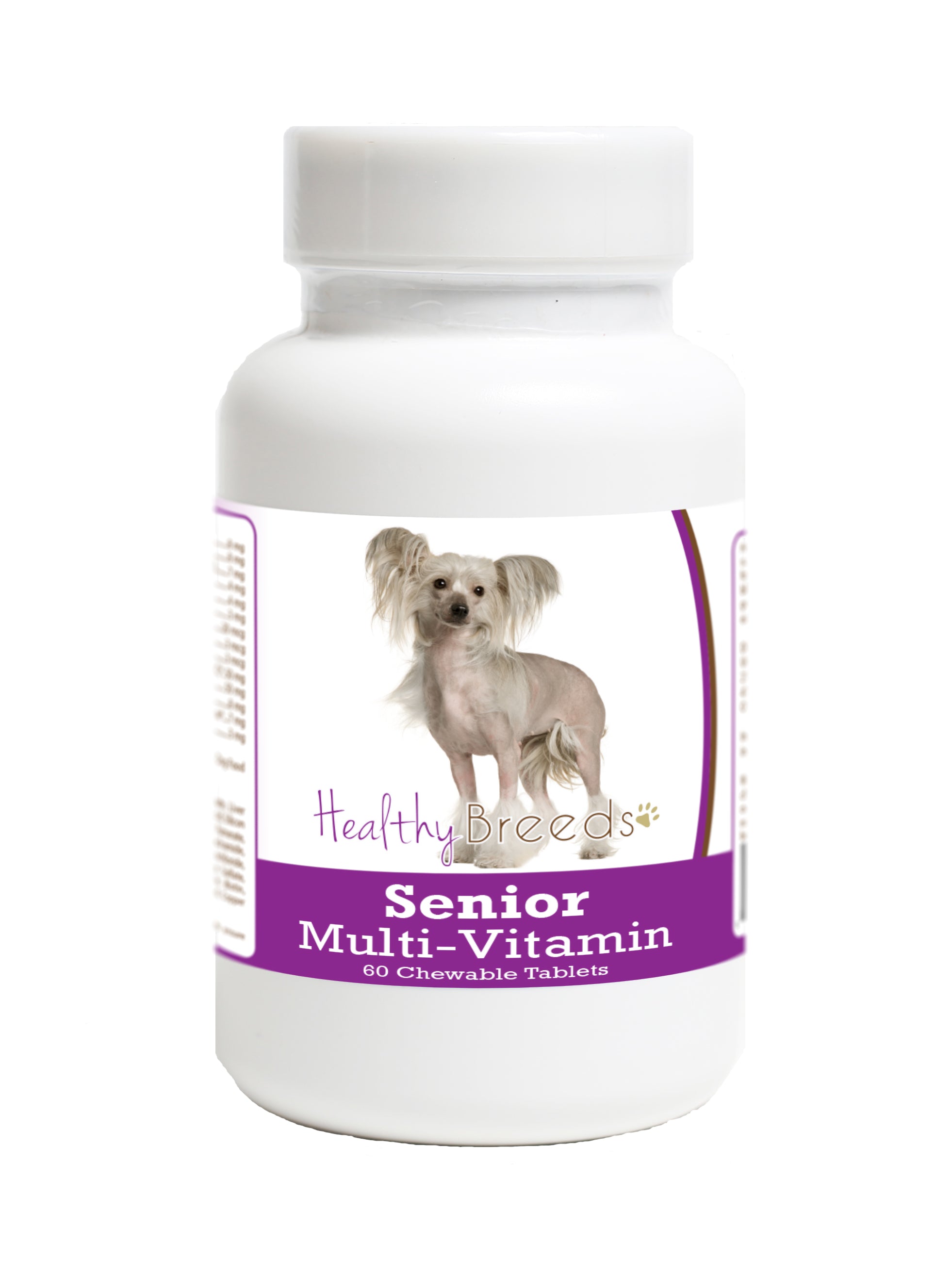 Chinese Crested Senior Dog Multivitamin Tablets 60 Count